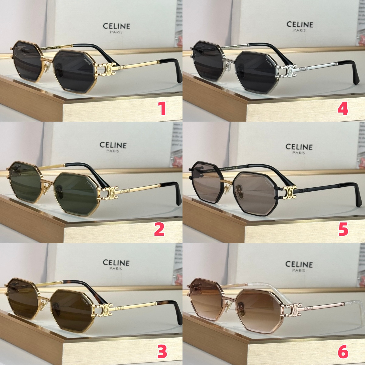 Celine Glasses CL42149U 57-18-140 - Image 2