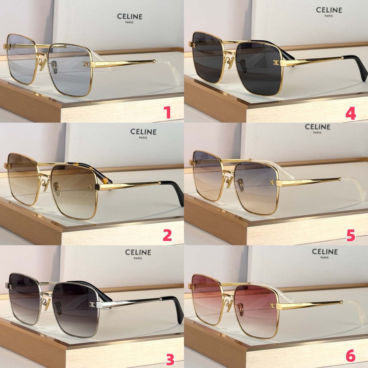 Celine Glasses CL42130U 59-18-145 - Image 2