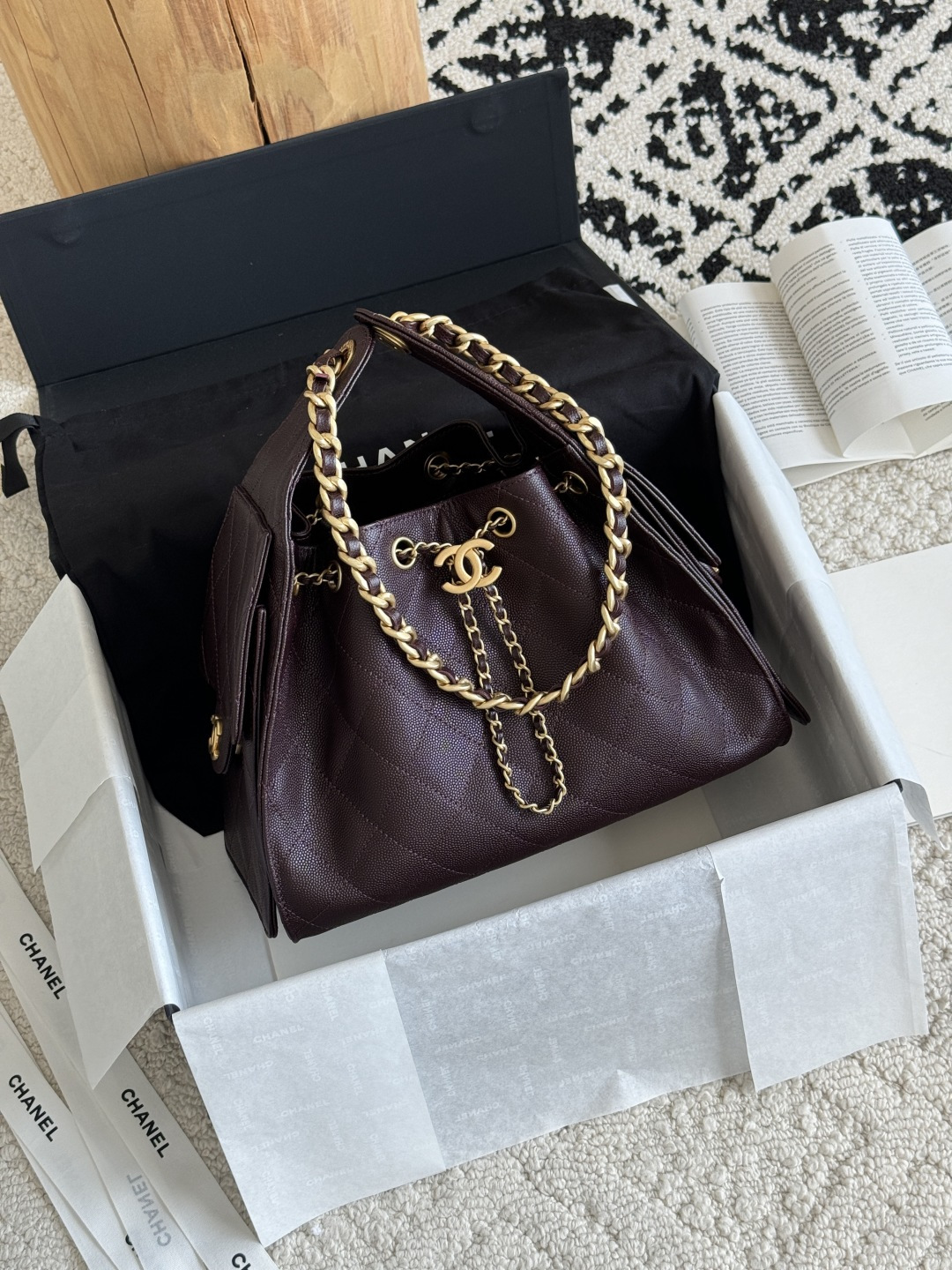 CHANEL MASTER 25 SMALL HANDBAG AS5293 10 (30*26*14cm) - Image 2