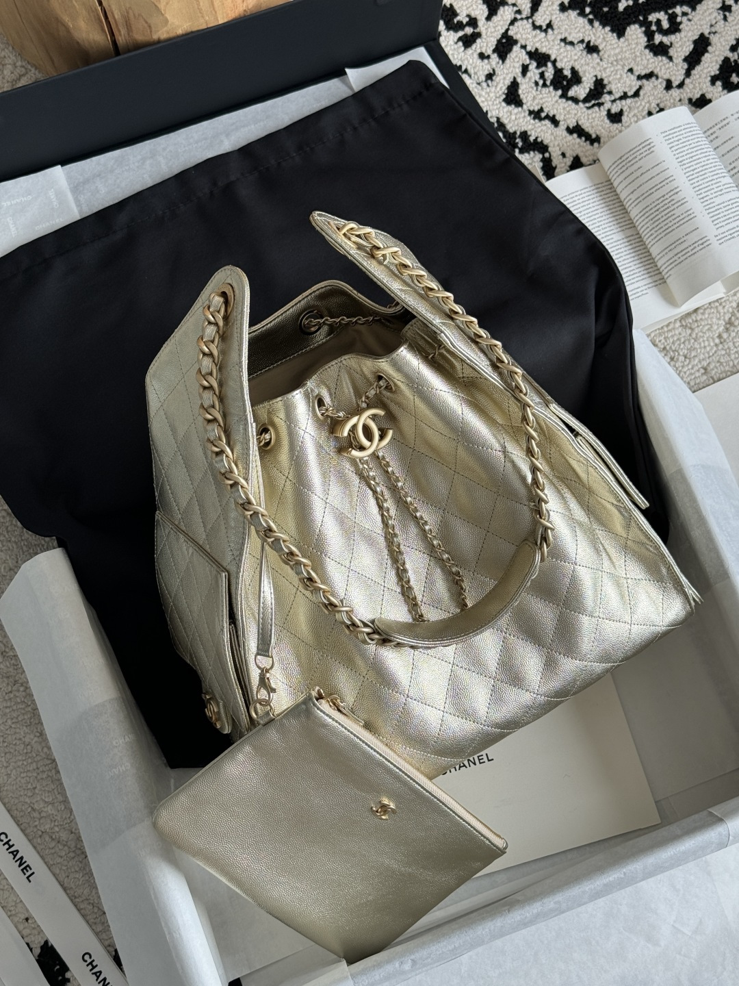 CHANEL MASTER 25 MEDIUM HANDBAG AS5311 (40*30*15cm)#6 - Image 3