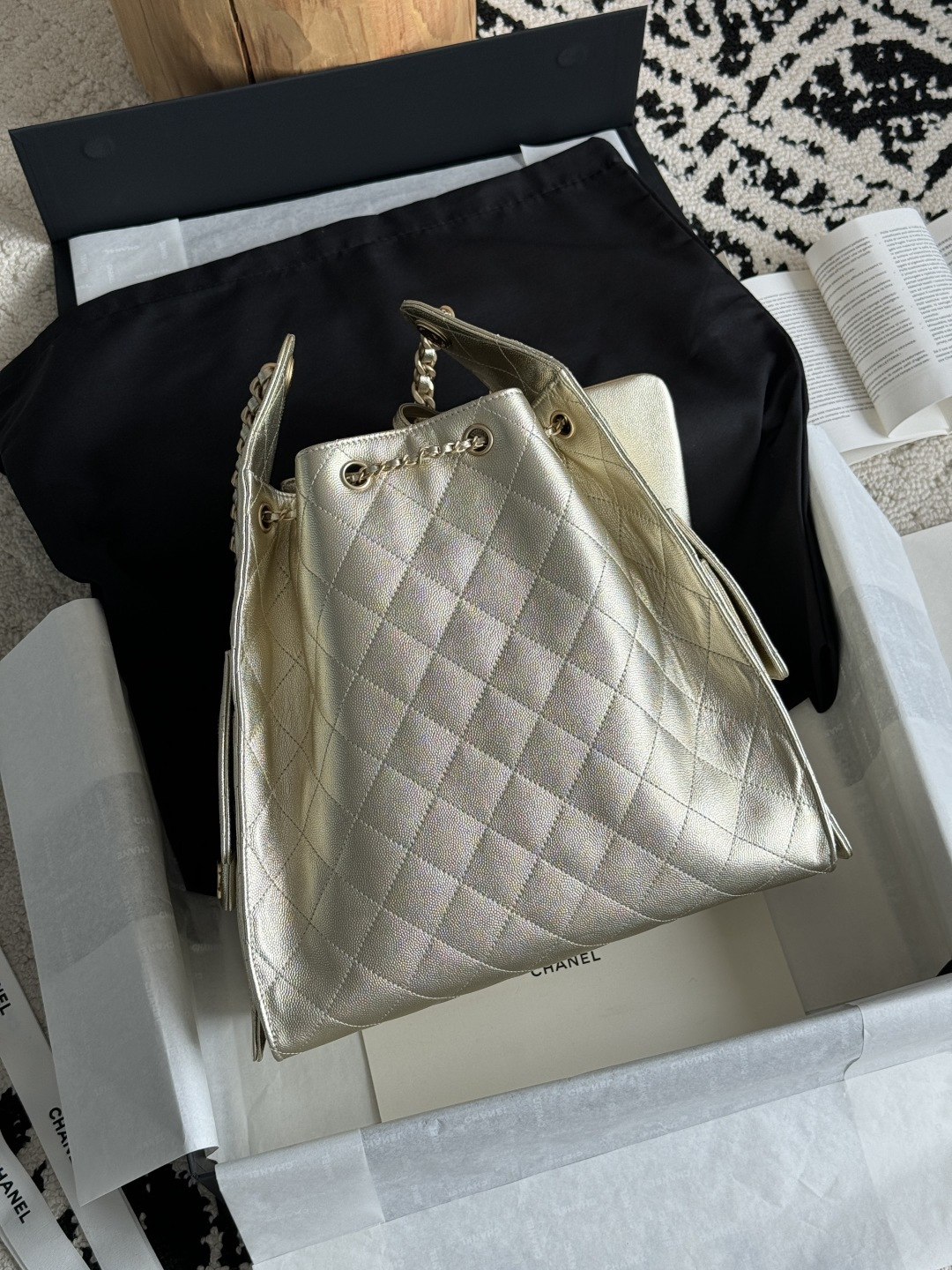 CHANEL MASTER 25 MEDIUM HANDBAG AS5311 (40*30*15cm)#6 - Image 4