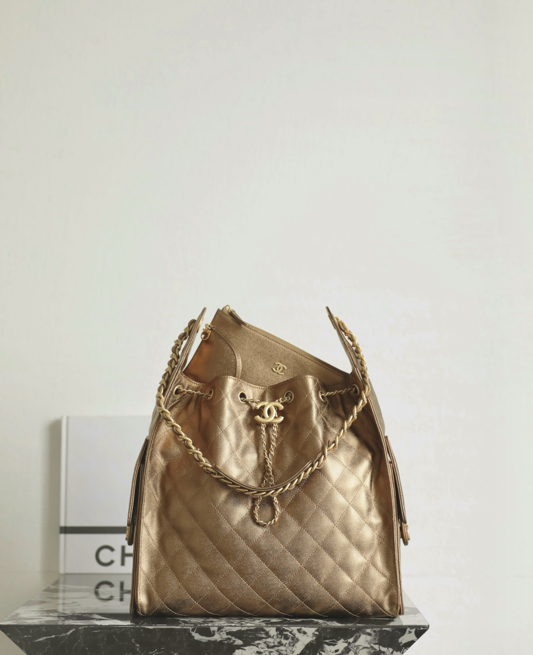 CHANEL MASTER 25 MEDIUM HANDBAG AS5311 B20304 (40*30*15cm) - Image 2