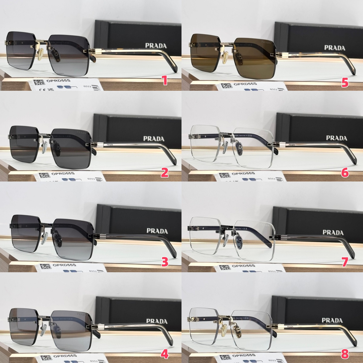 Prada Glasses SPR D55S 55-19-145
