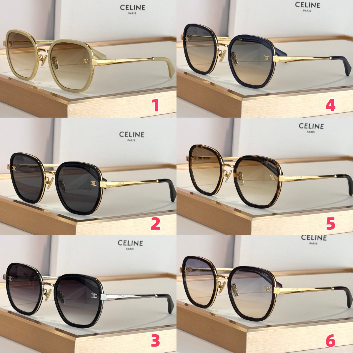 Celine Glasses CL42128U 55-22-145 - Image 2