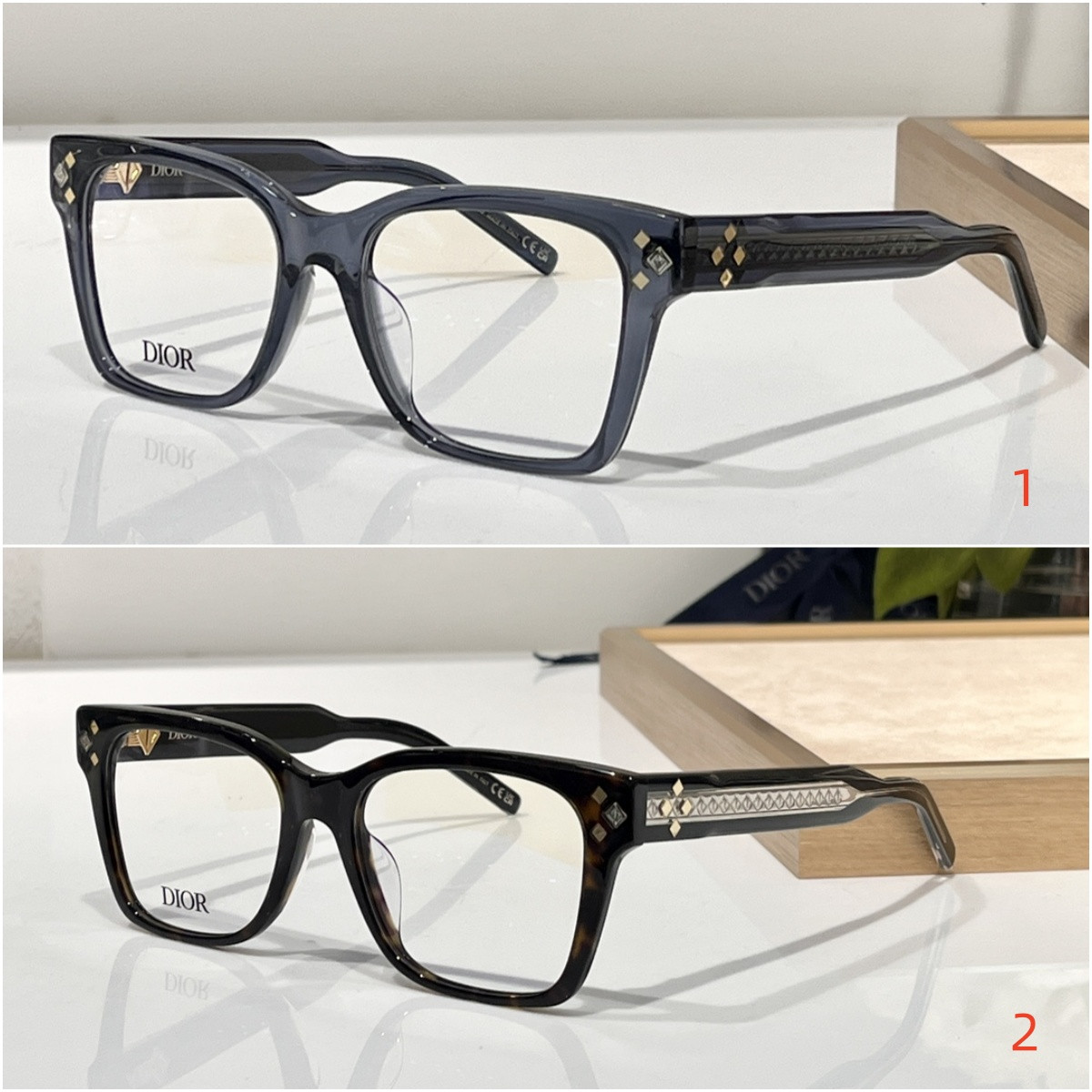 Dior Glasses DiamondO S1F 55-18-145 - Image 2