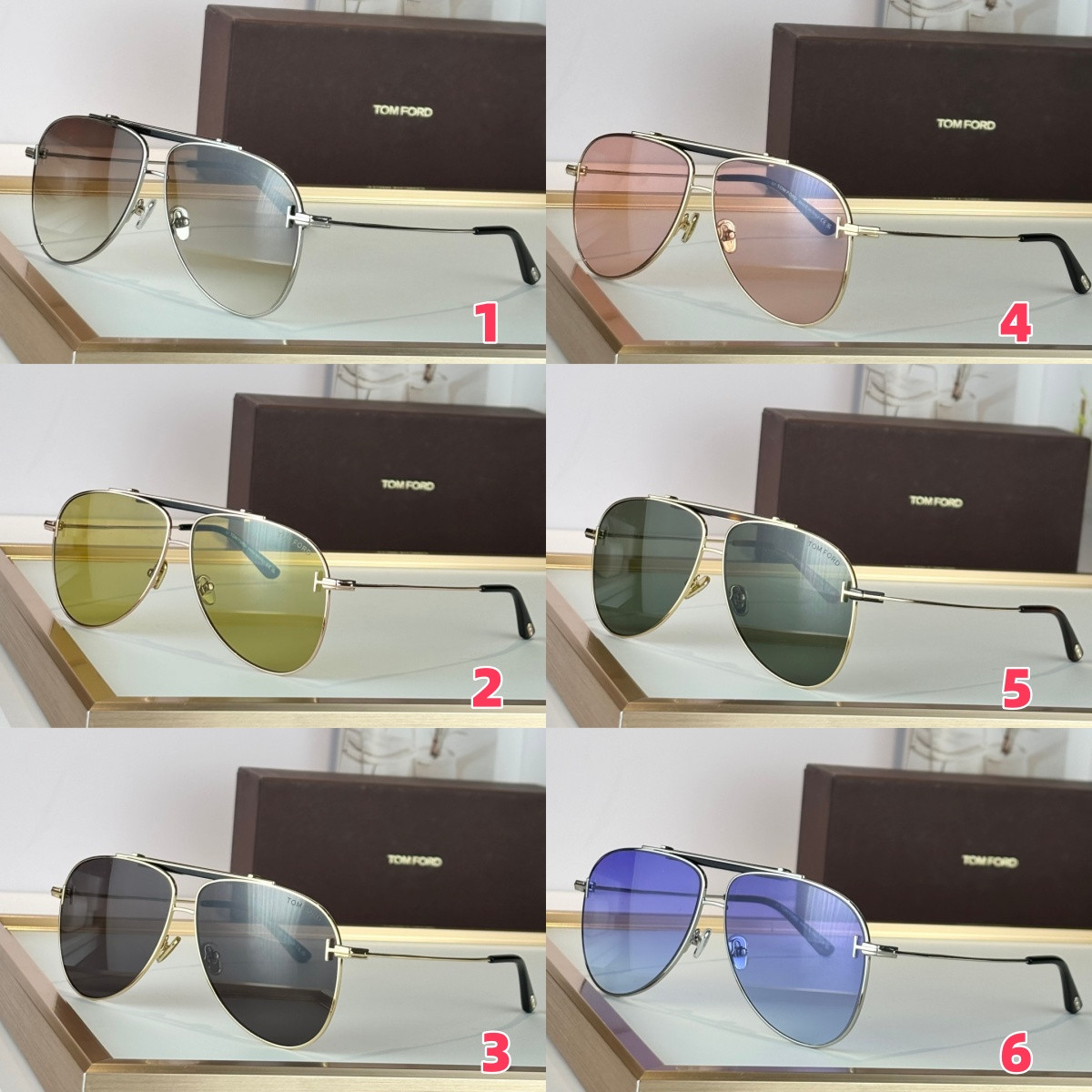 Tom Ford Glasses TF1018 60-11-145 - Image 2