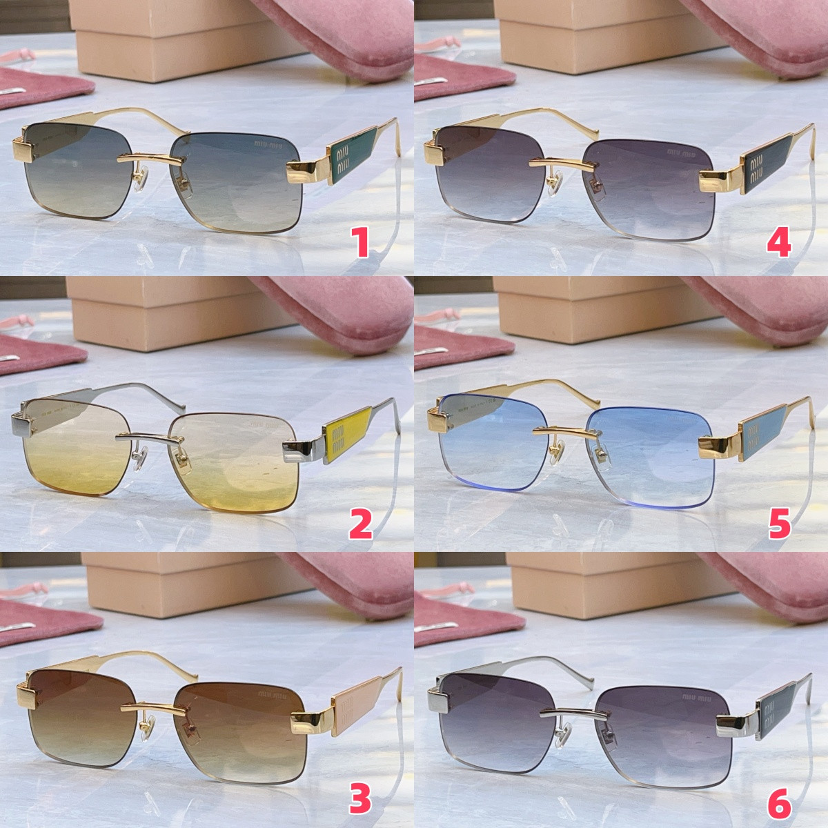 Miu Miu Glasses MU 1709LV 57-17-145 - Image 2