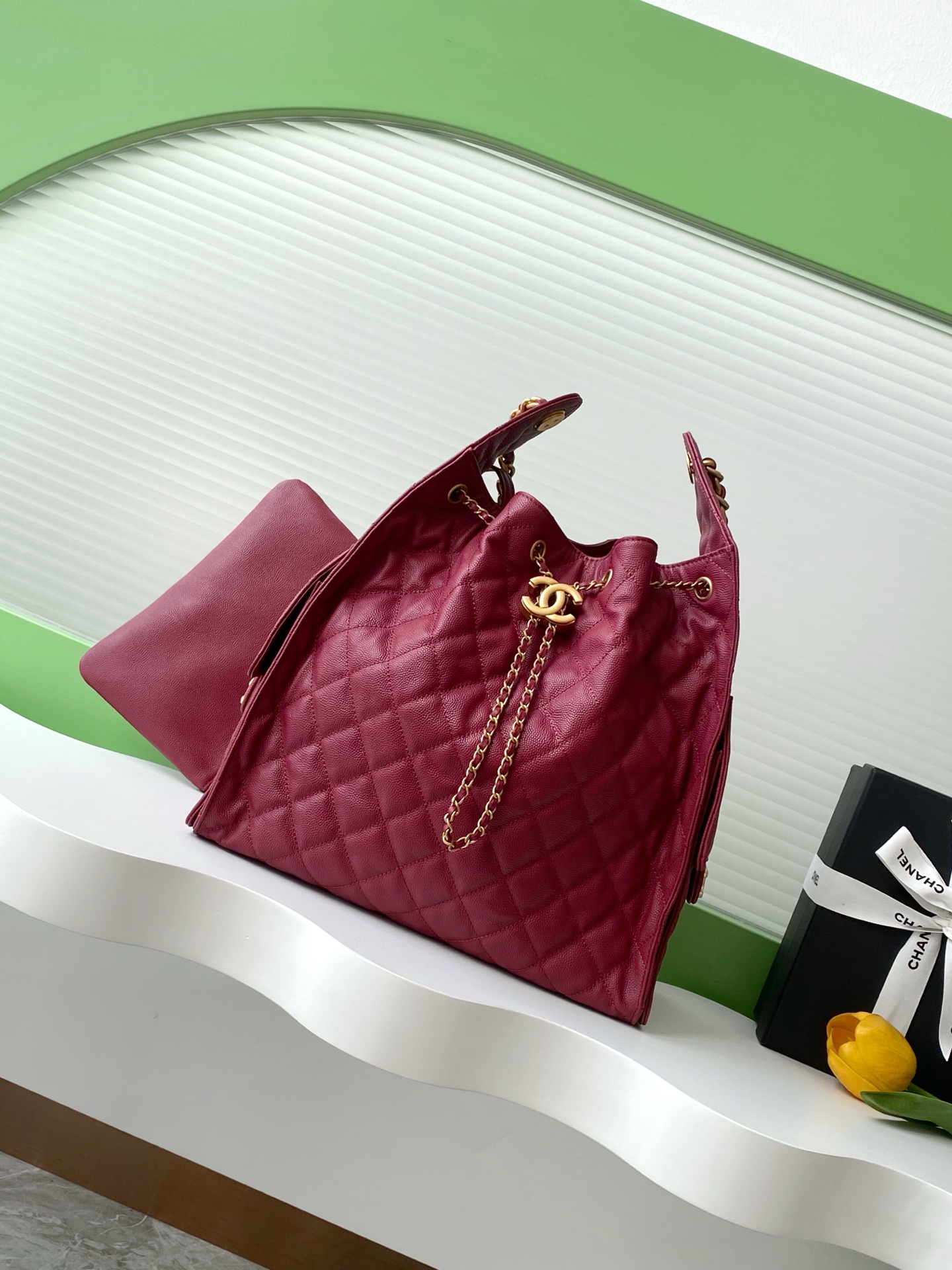 CHANEL MASTER 25 MEDIUM HANDBAG AS5311 (40*30*15cm)#4 - Image 3