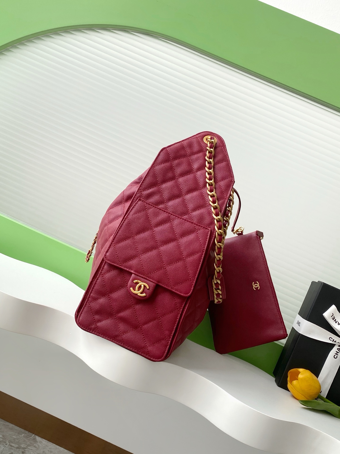 CHANEL MASTER 25 MEDIUM HANDBAG AS5311 (40*30*15cm)#4 - Image 4