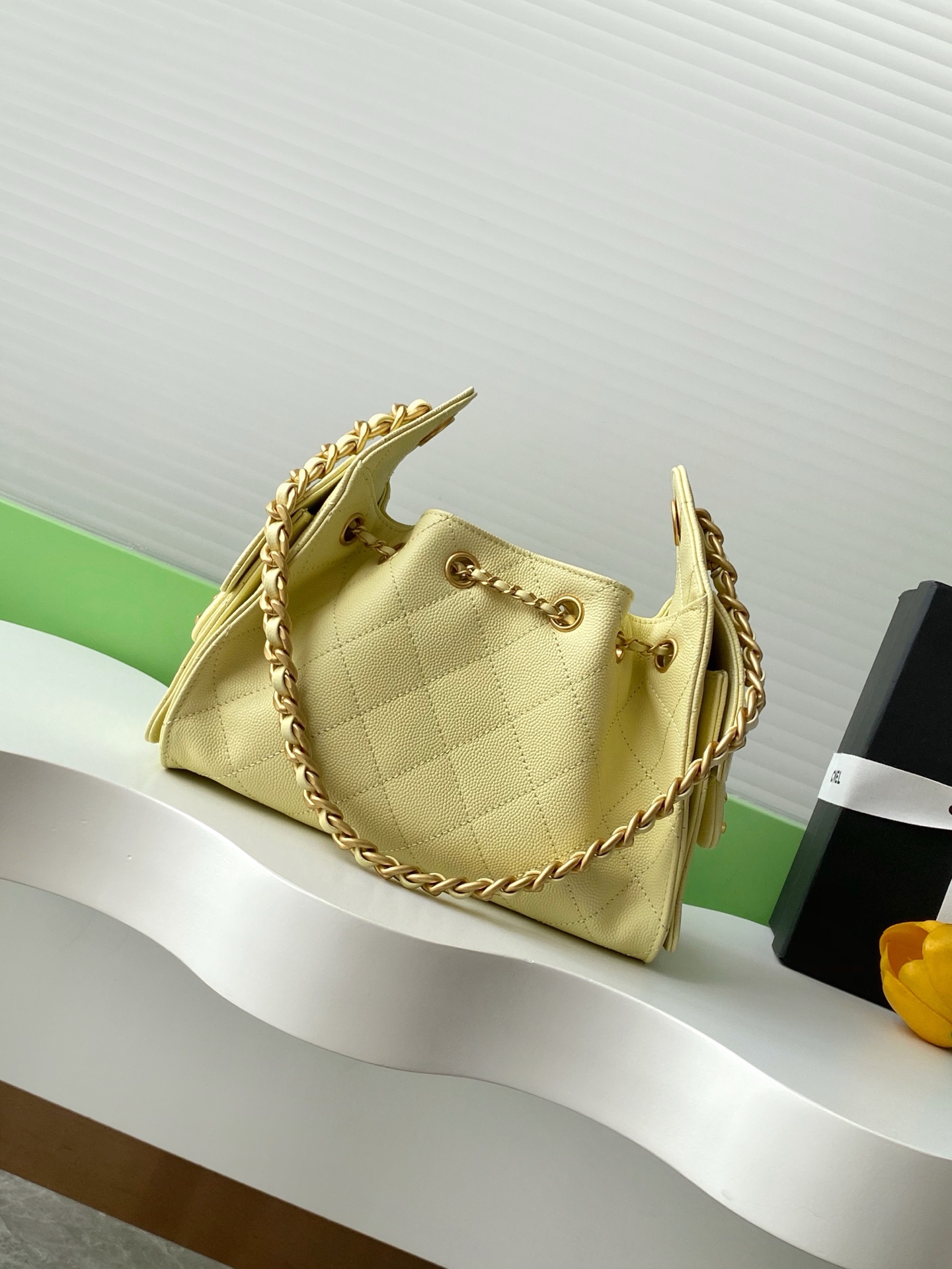 CHANEL 25 MINI HOBO BAG GRAINED CALFSKIN AS5631 B0 (22*20*12.5cm) - Image 2