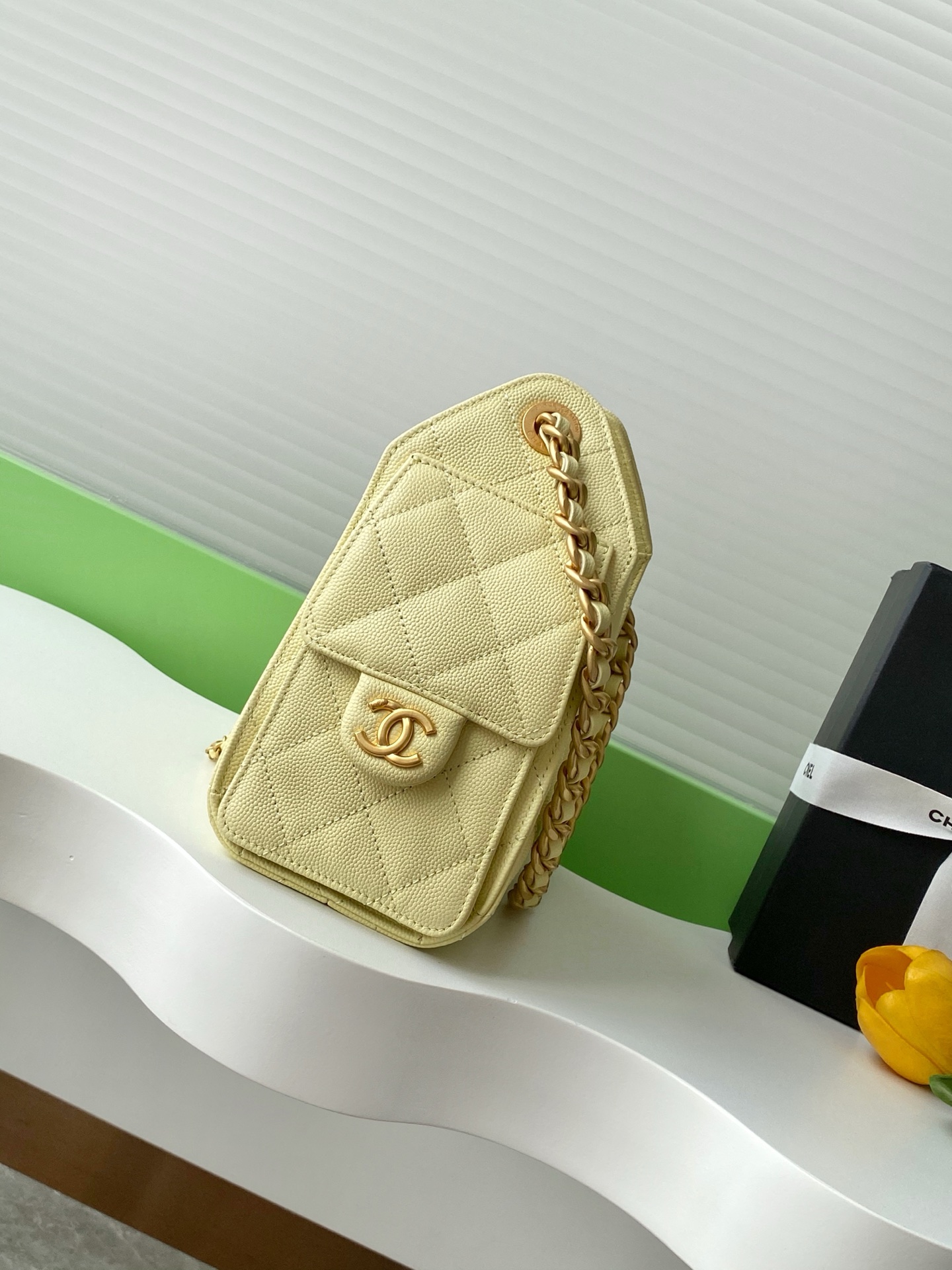 CHANEL 25 MINI HOBO BAG GRAINED CALFSKIN AS5631 B0 (22*20*12.5cm) - Image 5