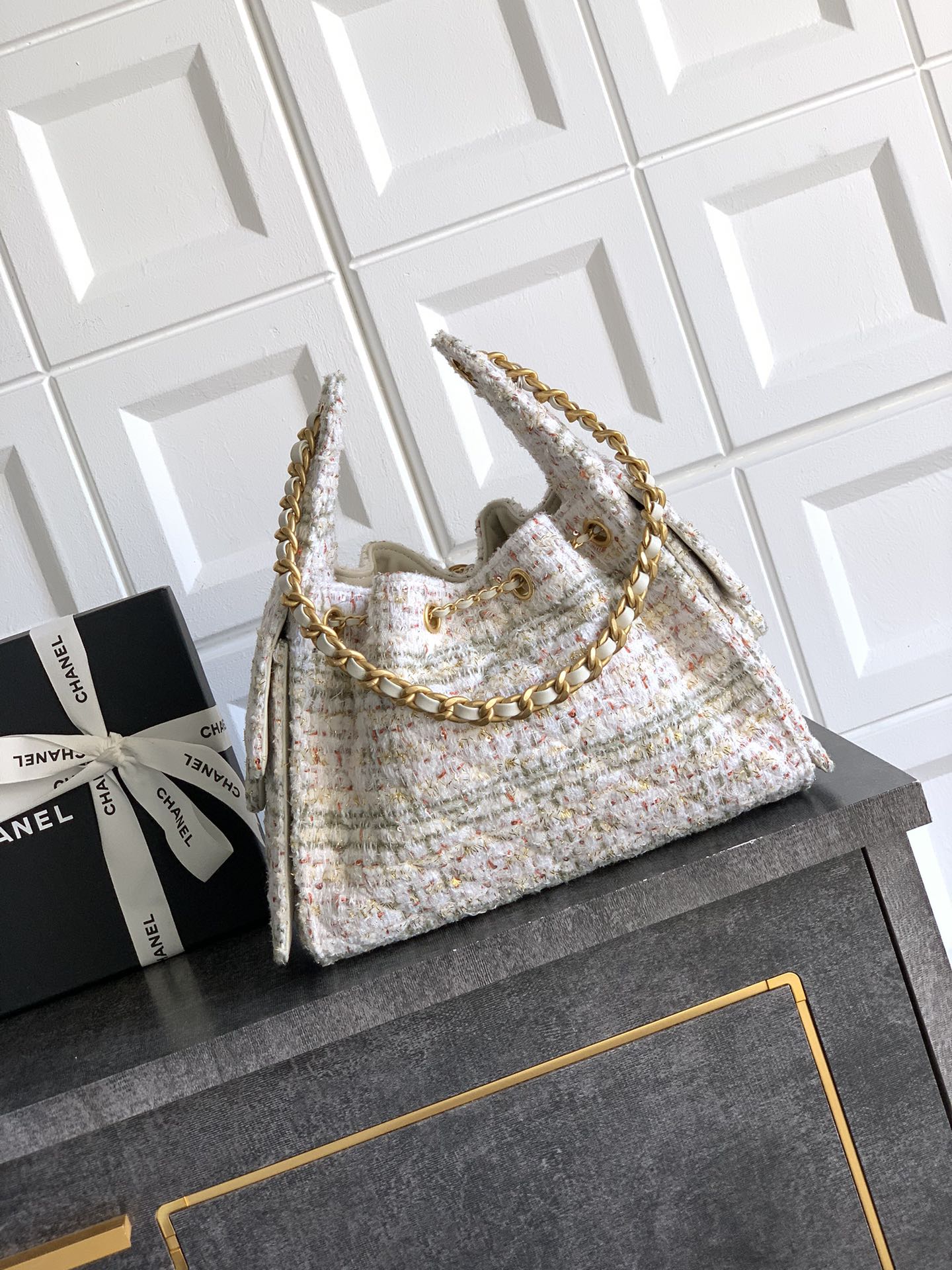 CHANEL MASTER 25 SMALL HANDBAG AS5293 B21178 (30*26*14cm) - Image 3