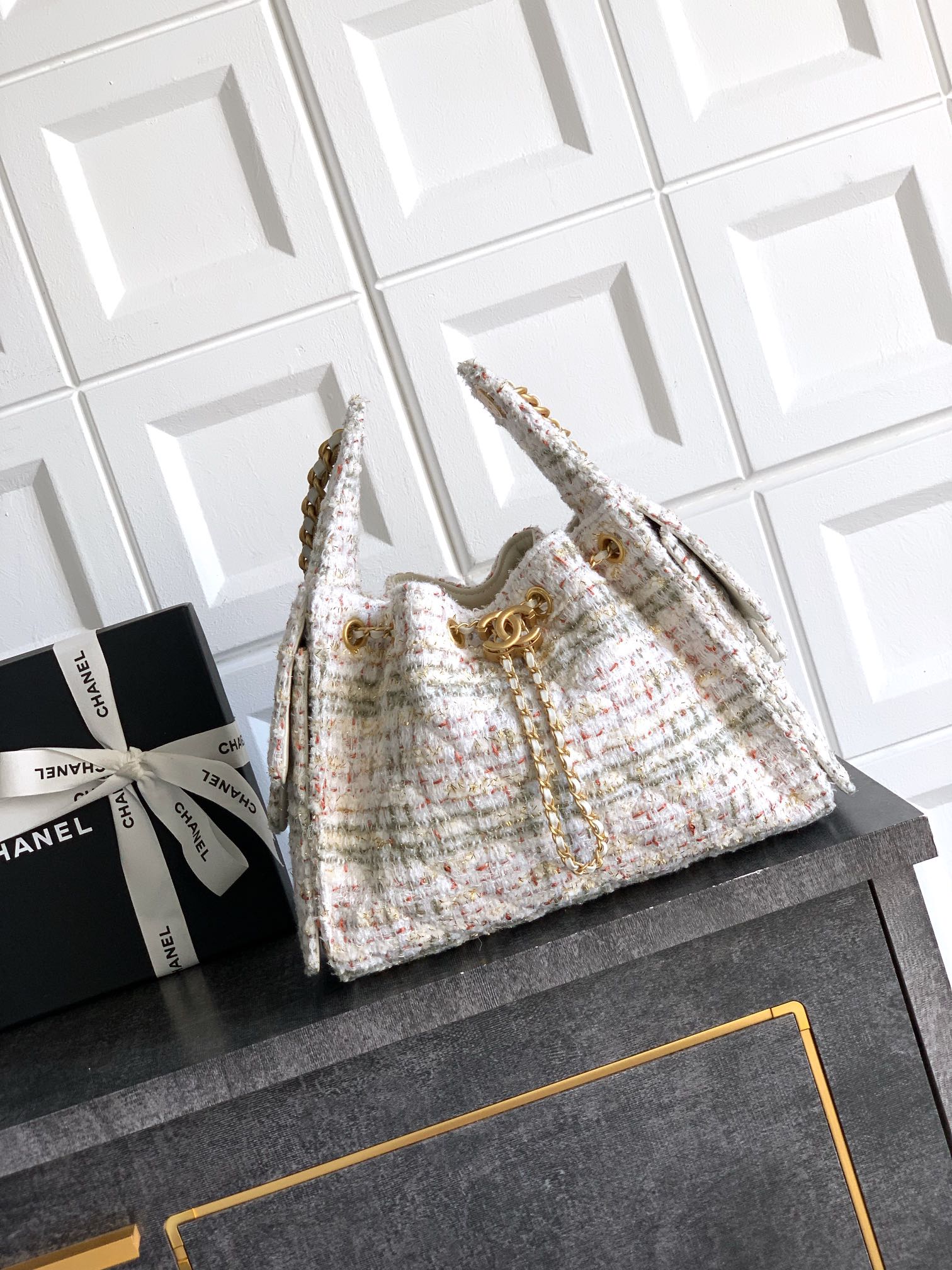 CHANEL MASTER 25 SMALL HANDBAG AS5293 B21178 (30*26*14cm) - Image 2