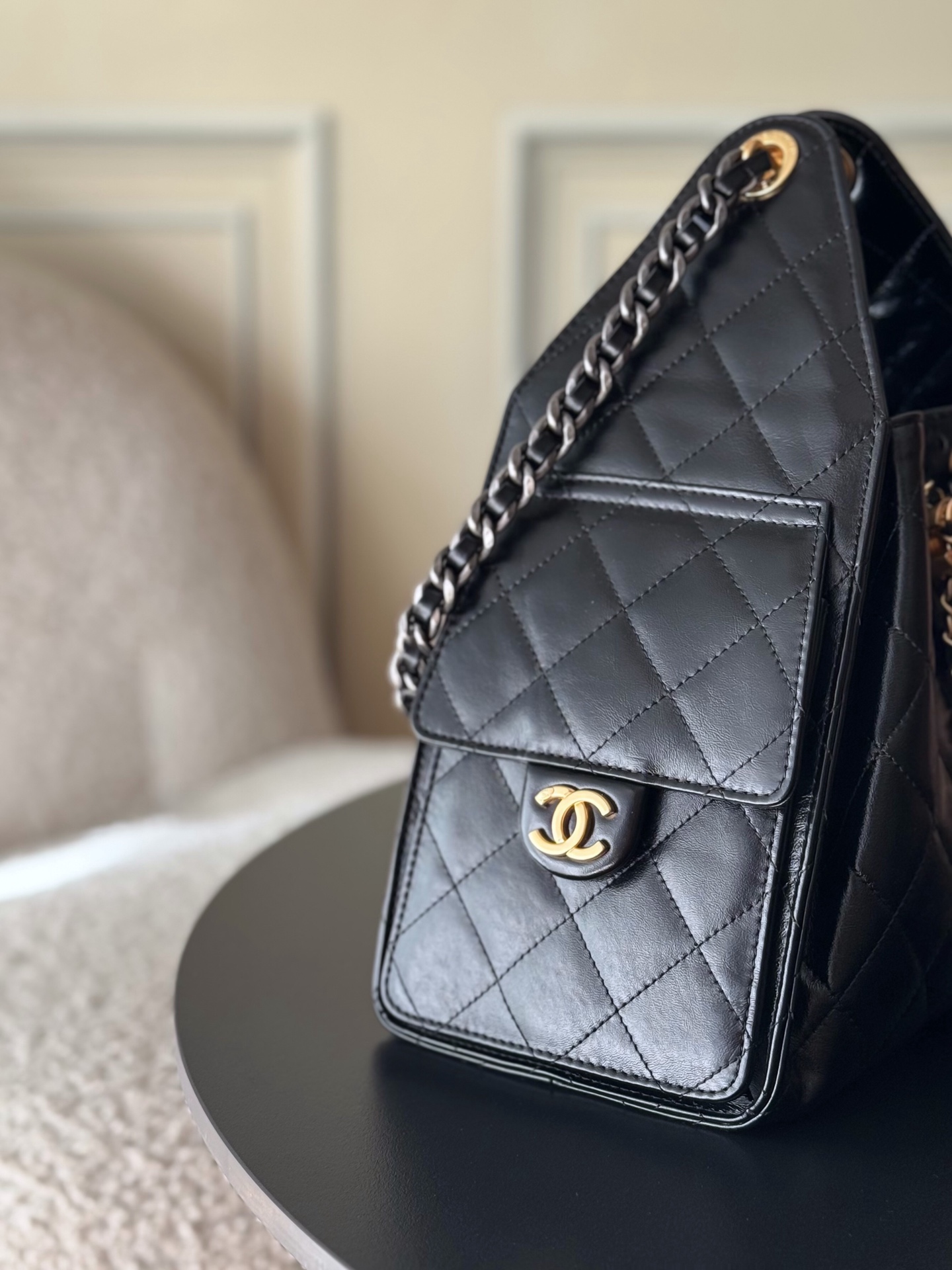 CHANEL MASTER 25 SMALL HANDBAG AS5293 B2 (30*26*14cm) - Image 5