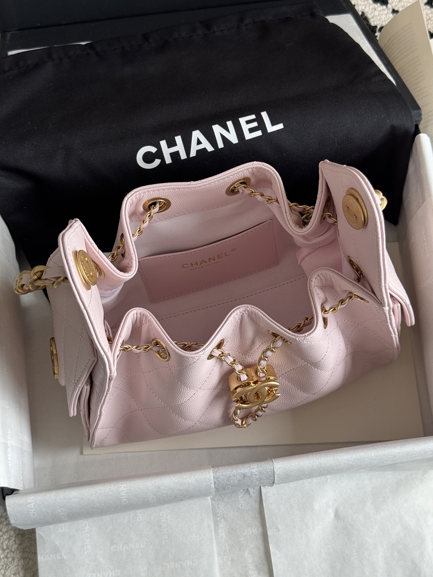 CHANEL MASTER 25 MINI HANDBAG AS5631 (22*20*12.5cm) - Image 4