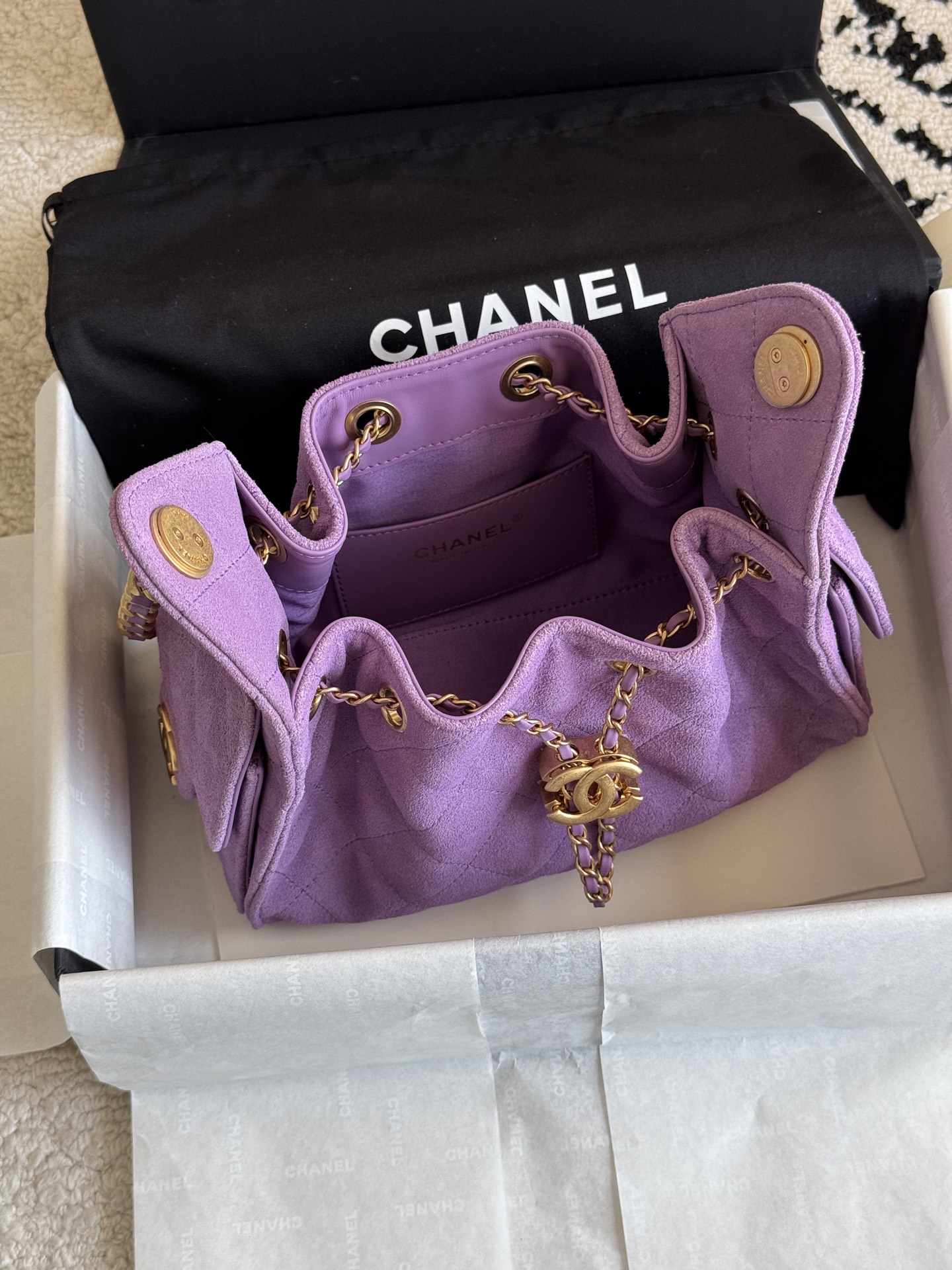 CHANEL 25 MINI HANDBAG AS5631 (20*22*12.5cm) - Image 4