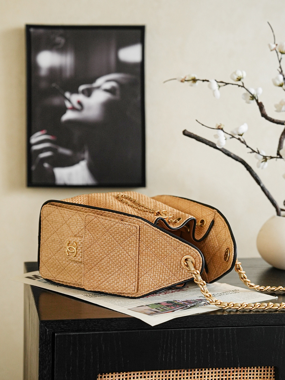 CHANEL MASTER 25 SMALL HANDBAG BRAID AS5293 (30*26*14cm) - Image 3
