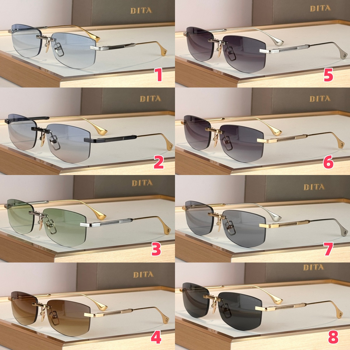 DITA Glasses DTS182-A 56-15-143 - Image 2