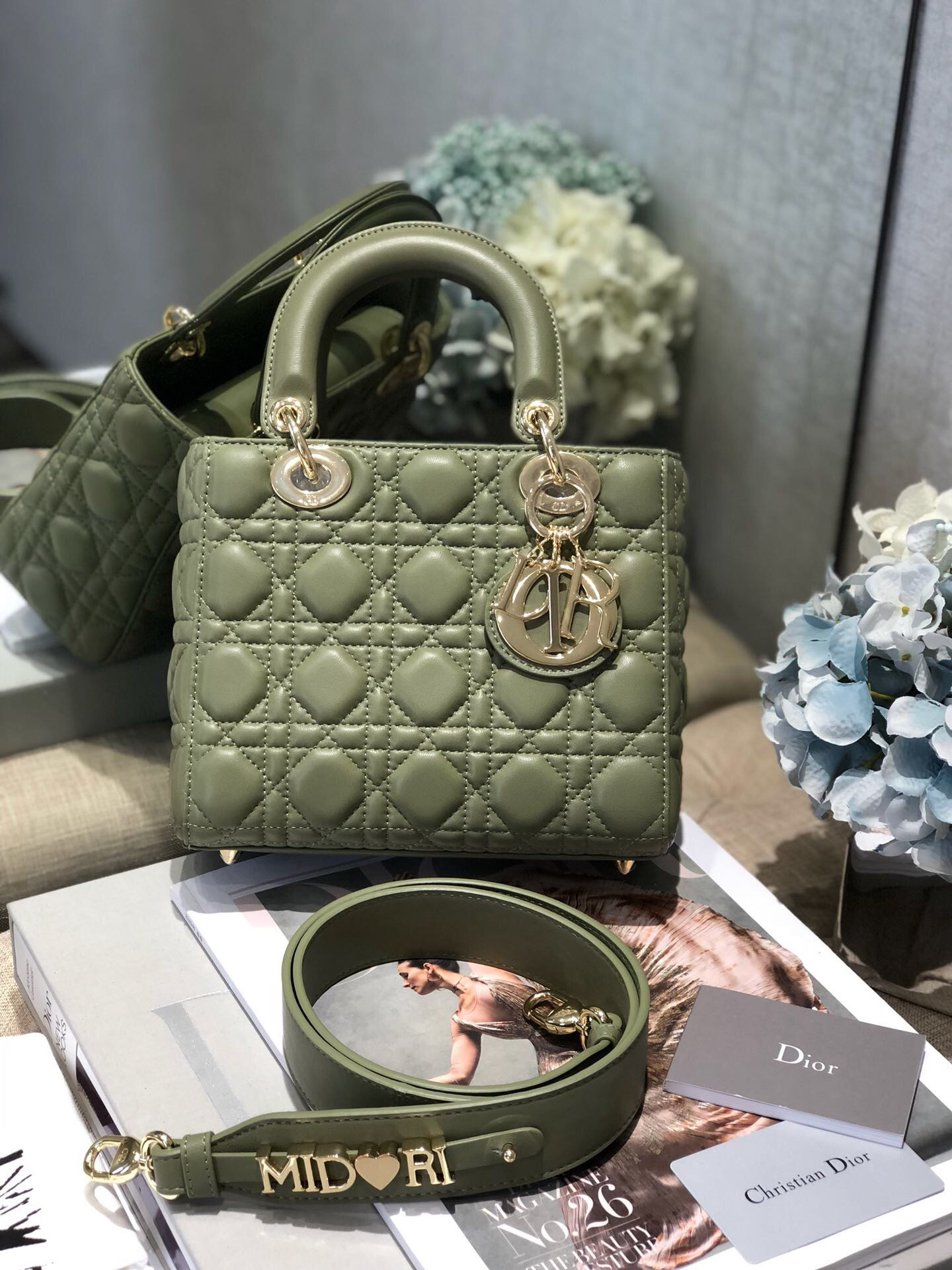 Small Lady Dior My ABCDior Bag 8 x 6.5 x 3 inches - Lady Dior Bags - Dior - Luxury Brands Bags - Image 3