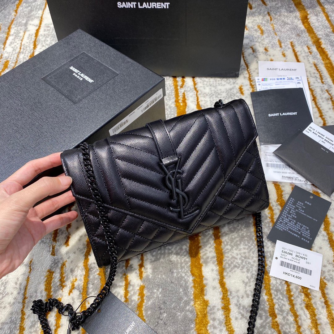 YSL Envelope small size 21cm - Handbags - YSL - Luxury Brands Bags