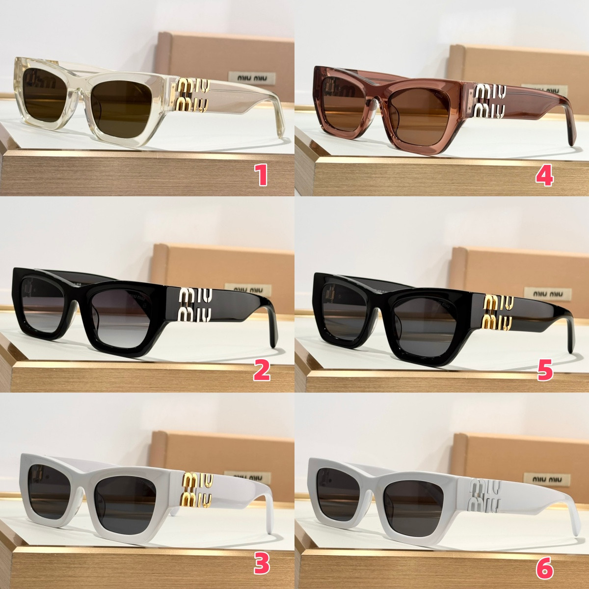 Miu Miu Glasses SMU09w 53-22-135 - Image 2