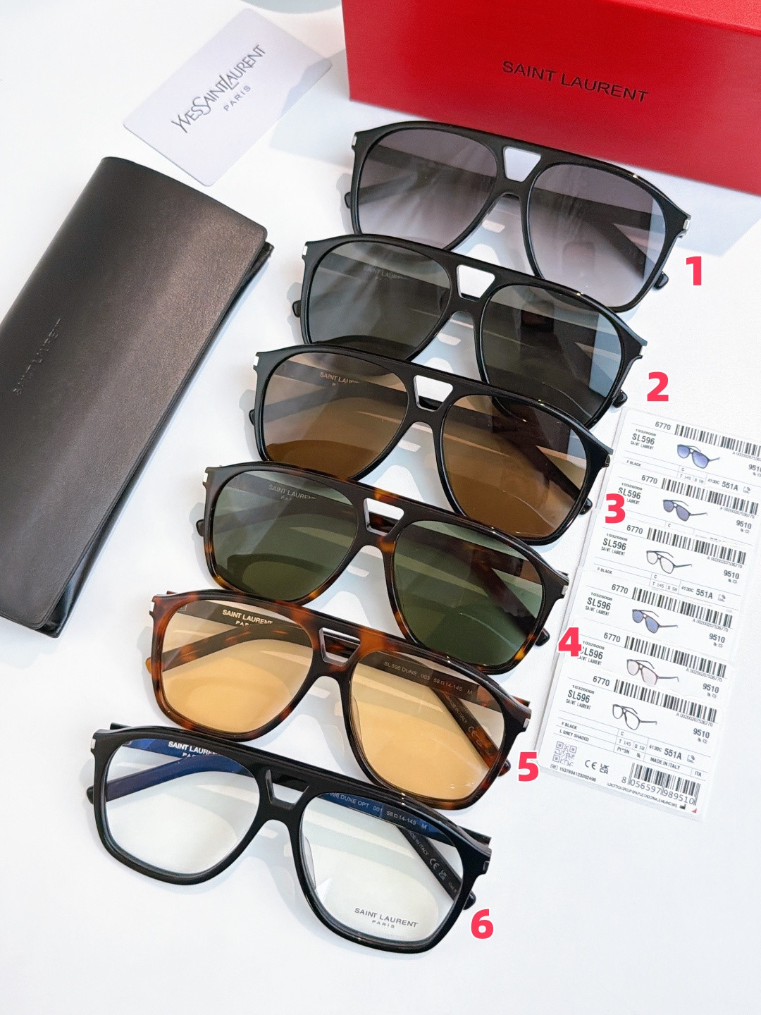 YSL Glasses SL596 58-14-145
