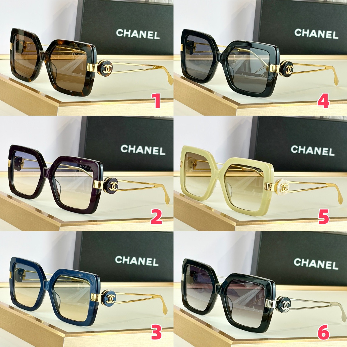 Chanel Glasses CH5512-H 56-18-145 - Image 2