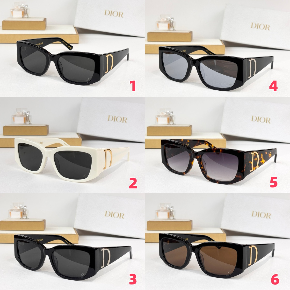 Dior Glasses CD Diamond S11F 55-18-140 - Image 2