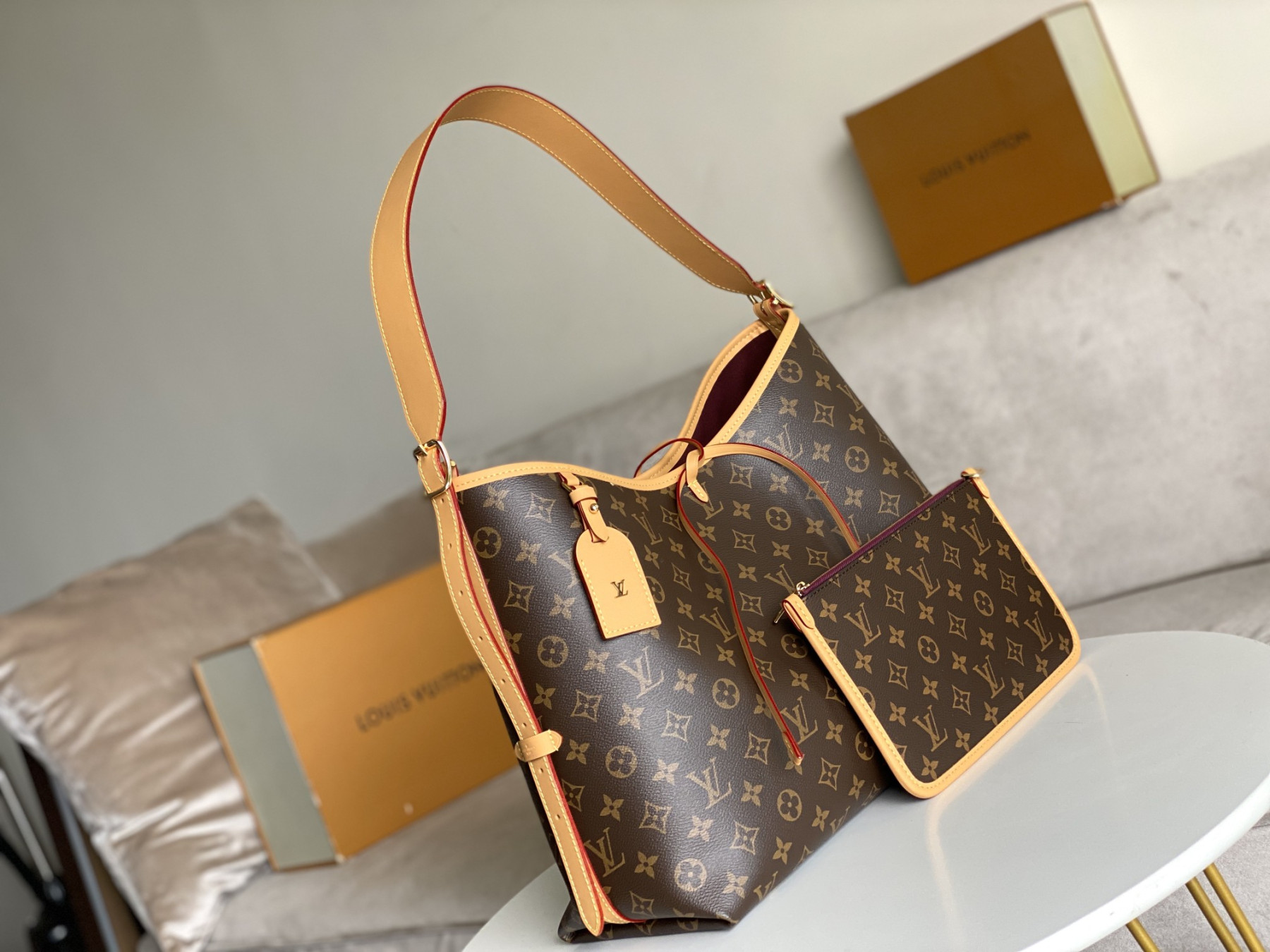 LV CARRYALL MM M46197 (39*30*15cm) - Image 6