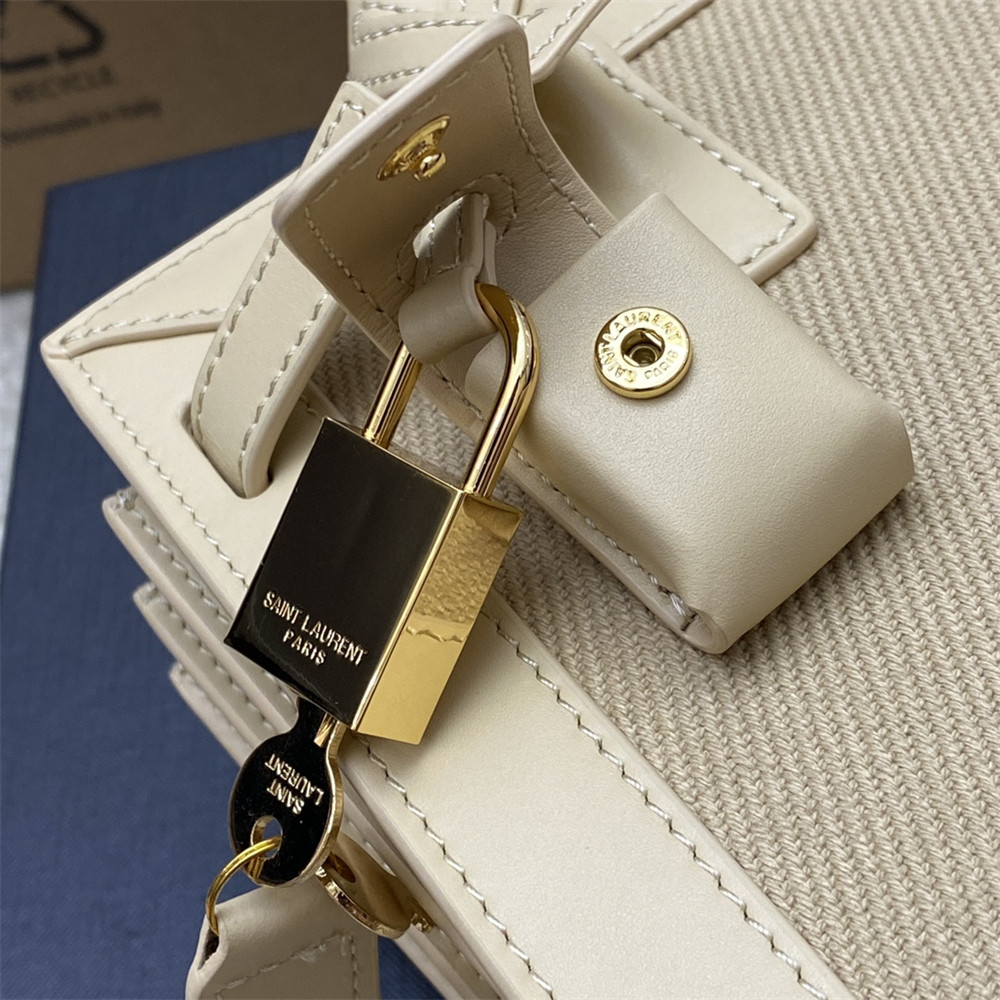 YSL SAC DE JOUR BABY IN CANVAS HANDBAG - Image 6