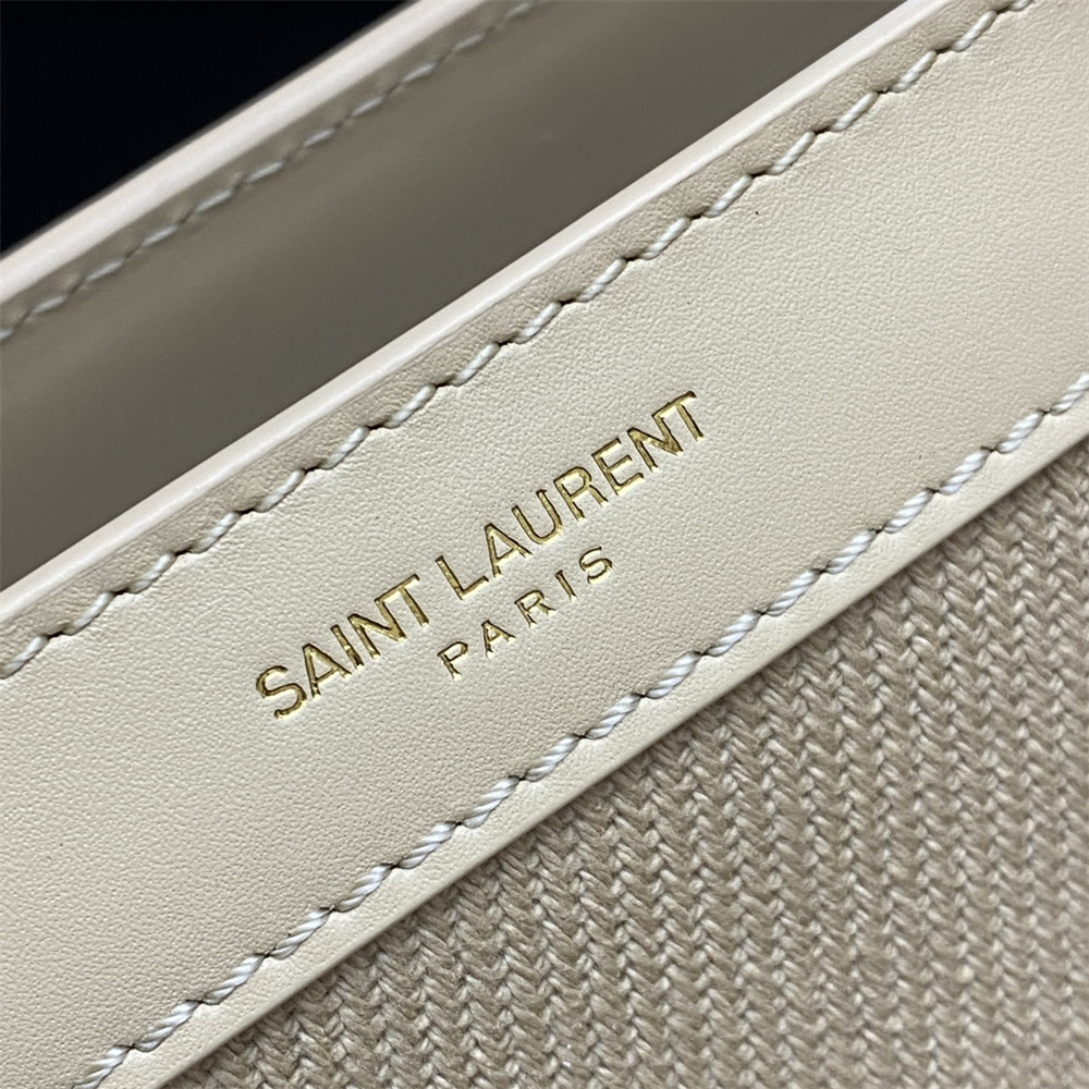 YSL SAC DE JOUR BABY IN CANVAS HANDBAG - Image 7