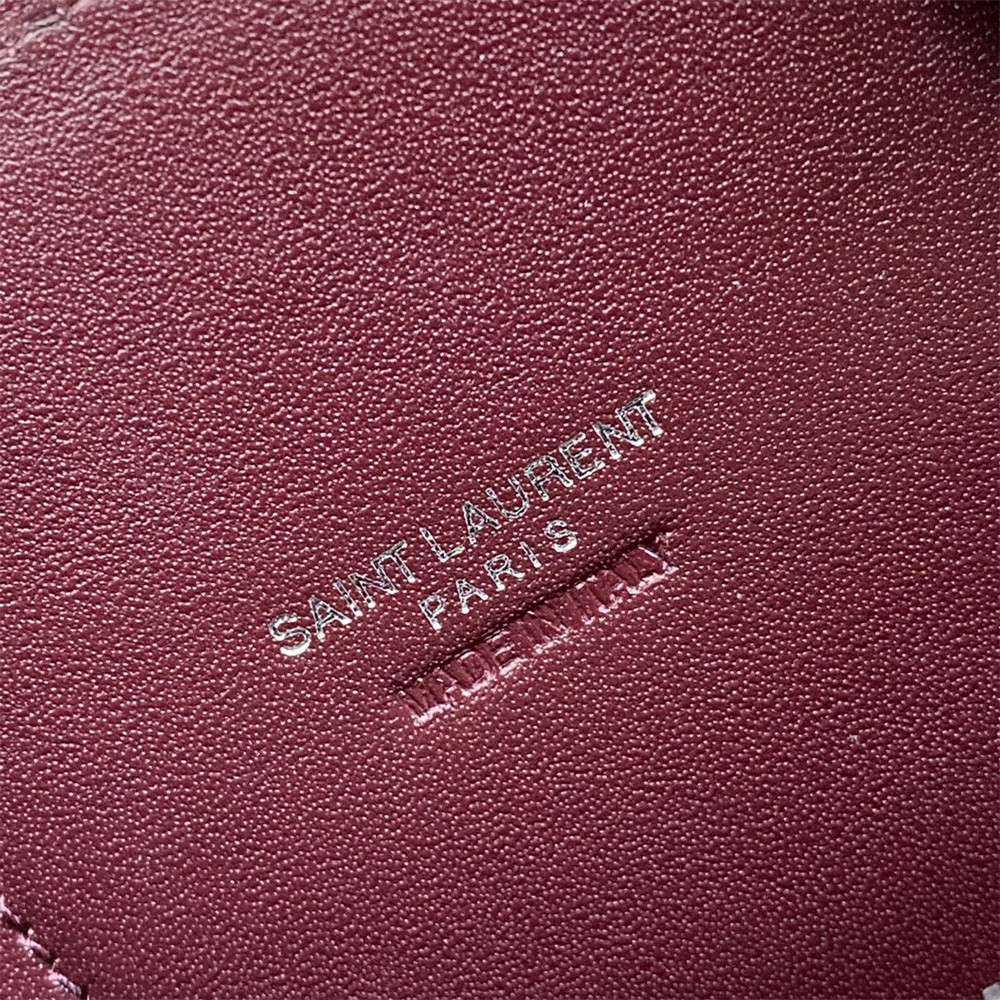 YSL SAC DE JOUR BABY IN CROCODILE EMBOSSED LEATHER RED - Image 9