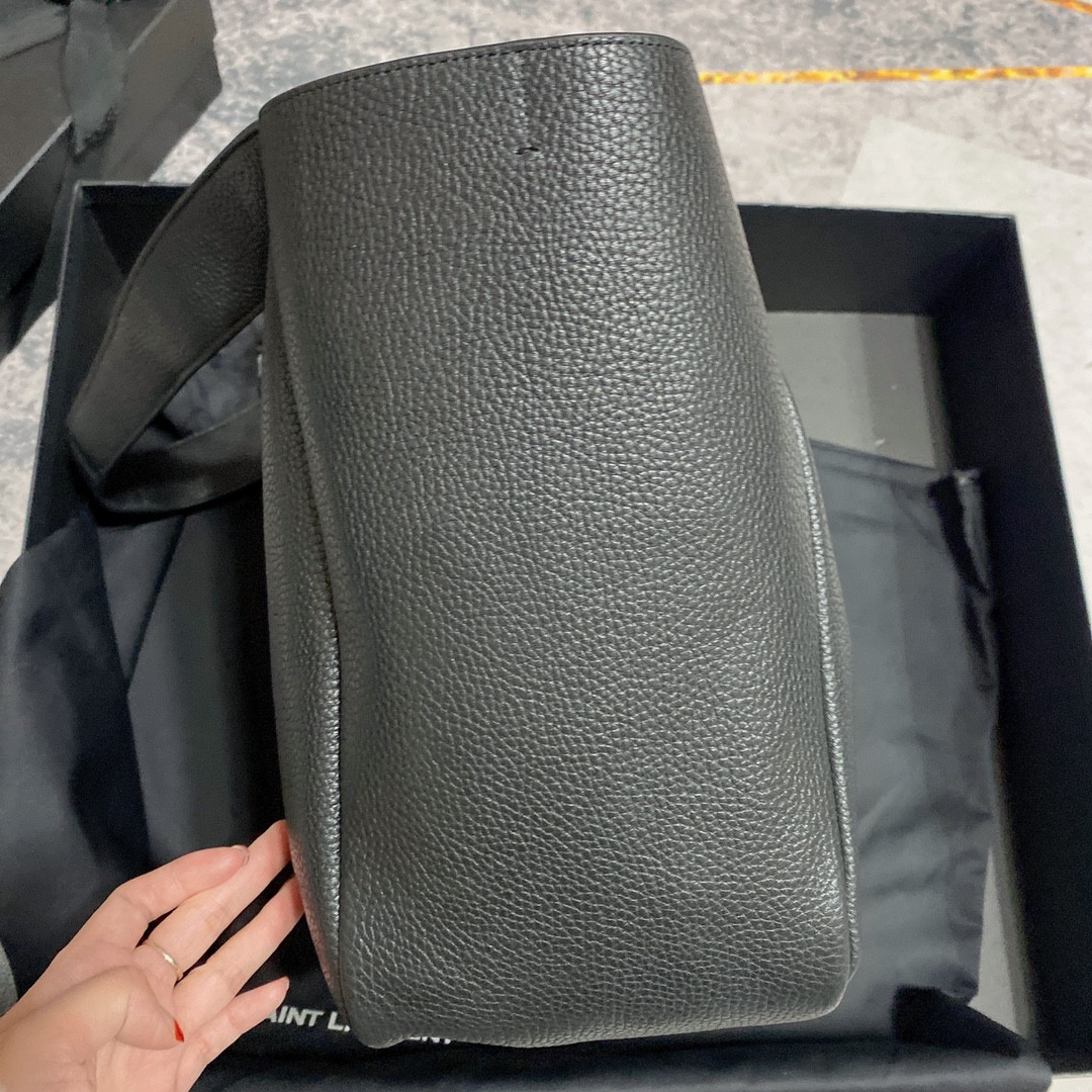 YSL BEA IN GRAINED LEATHER Black (50*28*18cm) - Image 4