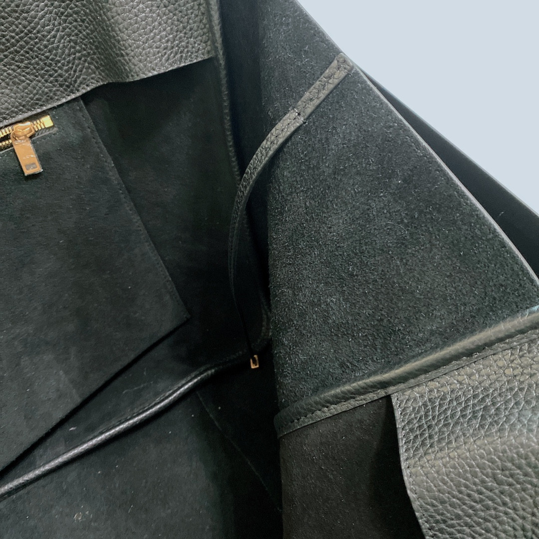 YSL BEA IN GRAINED LEATHER Black (50*28*18cm) - Image 10