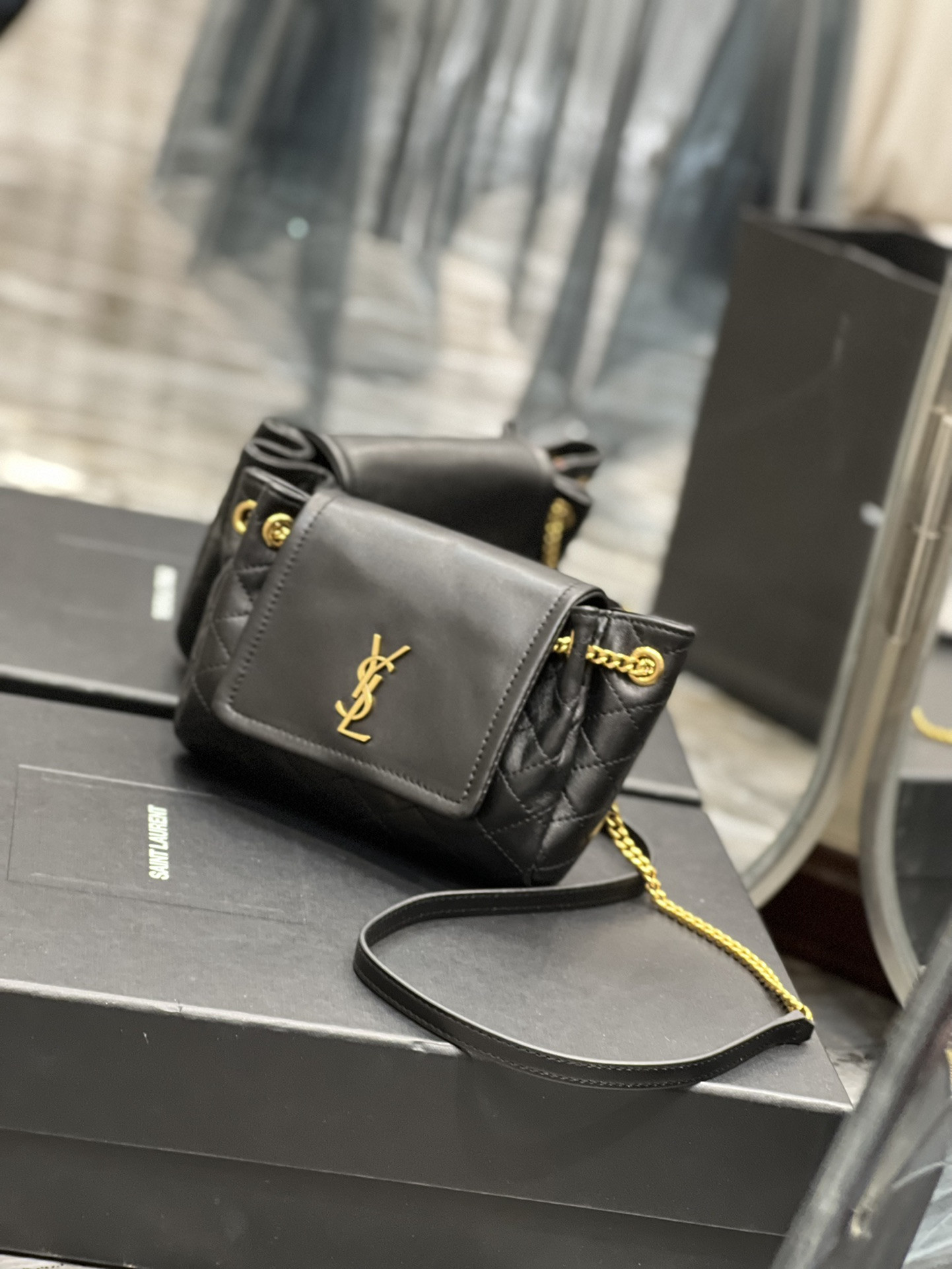YSL MINI NOLITA BLACK - Image 3