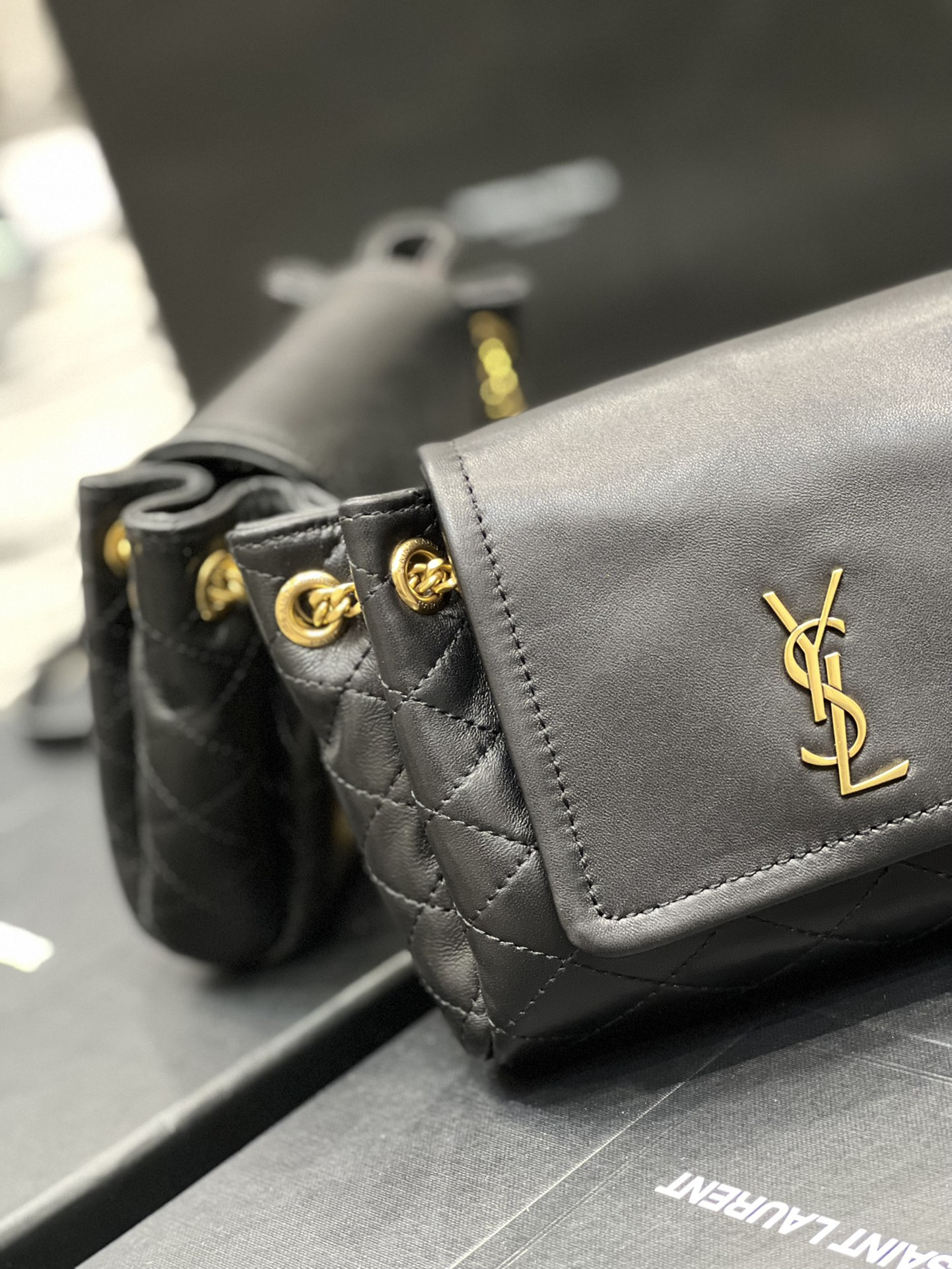 YSL MINI NOLITA BLACK - Image 4