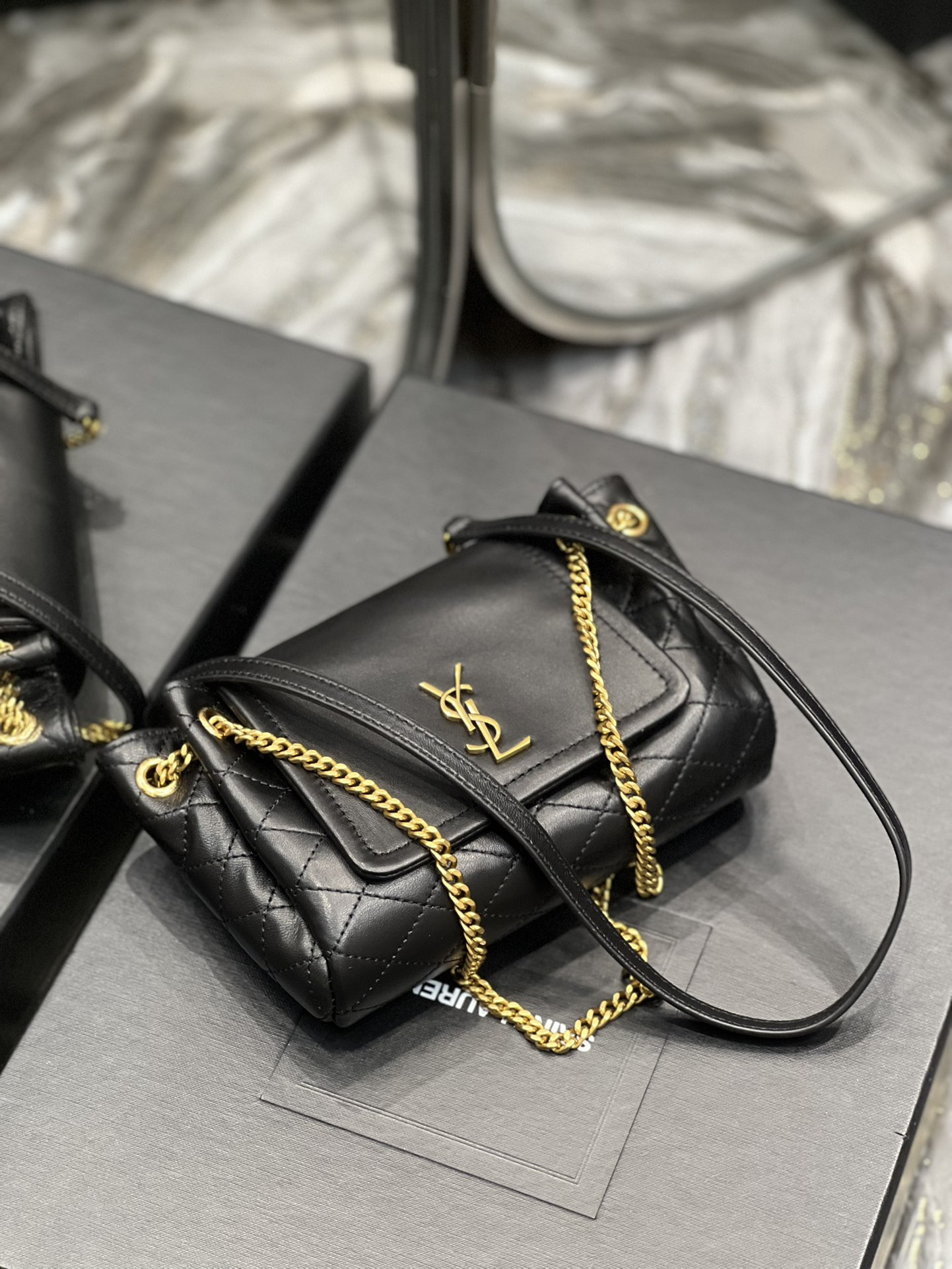 YSL MINI NOLITA BLACK - Image 7
