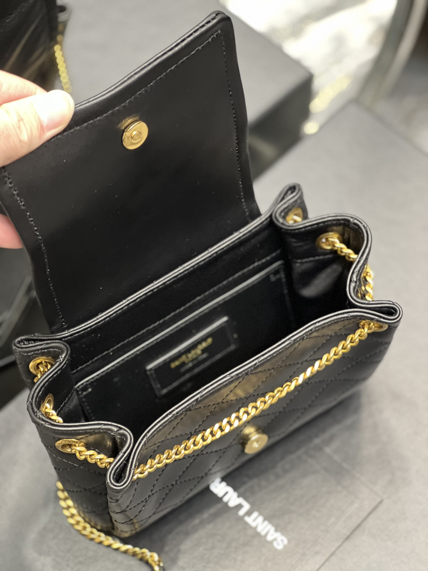 YSL MINI NOLITA BLACK - Image 9