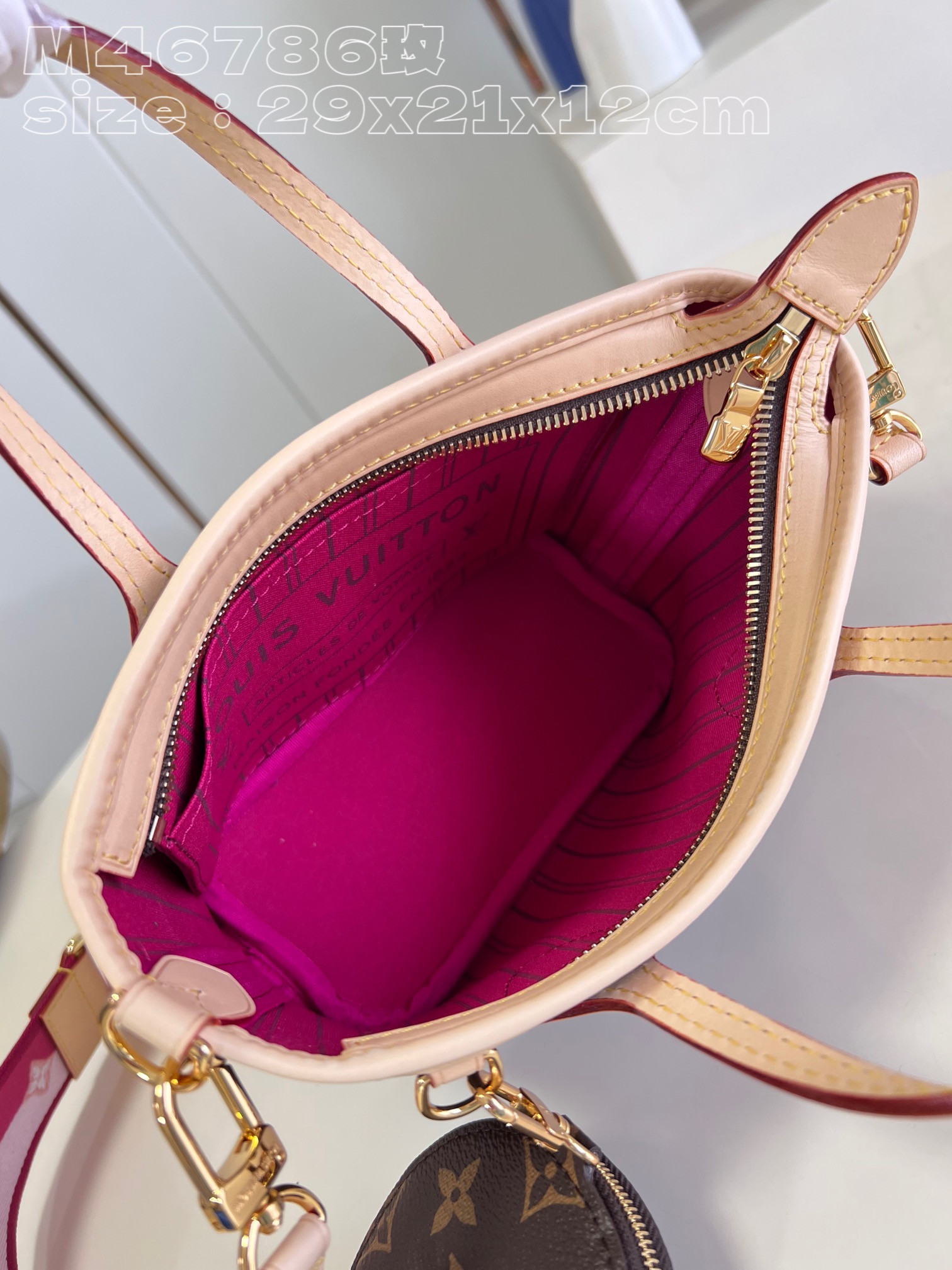 LV Neverfull BB M46786 - Image 10