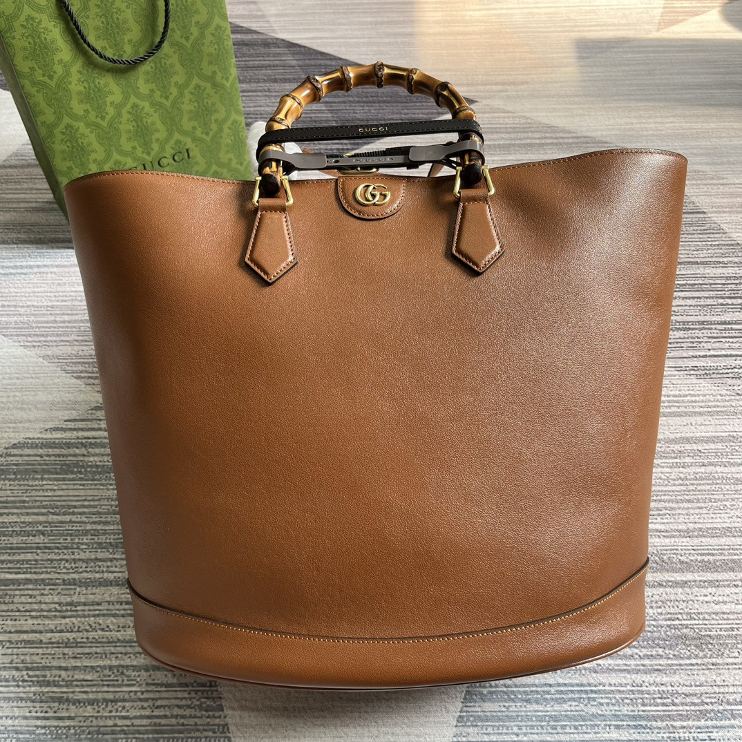 GUCCI DIANA LARGE TOTE BAG Brown (40W x 34H x 21D CM) - Image 2