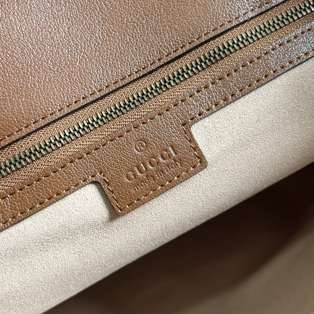 GUCCI DIANA LARGE TOTE BAG Brown (40W x 34H x 21D CM) - Image 10