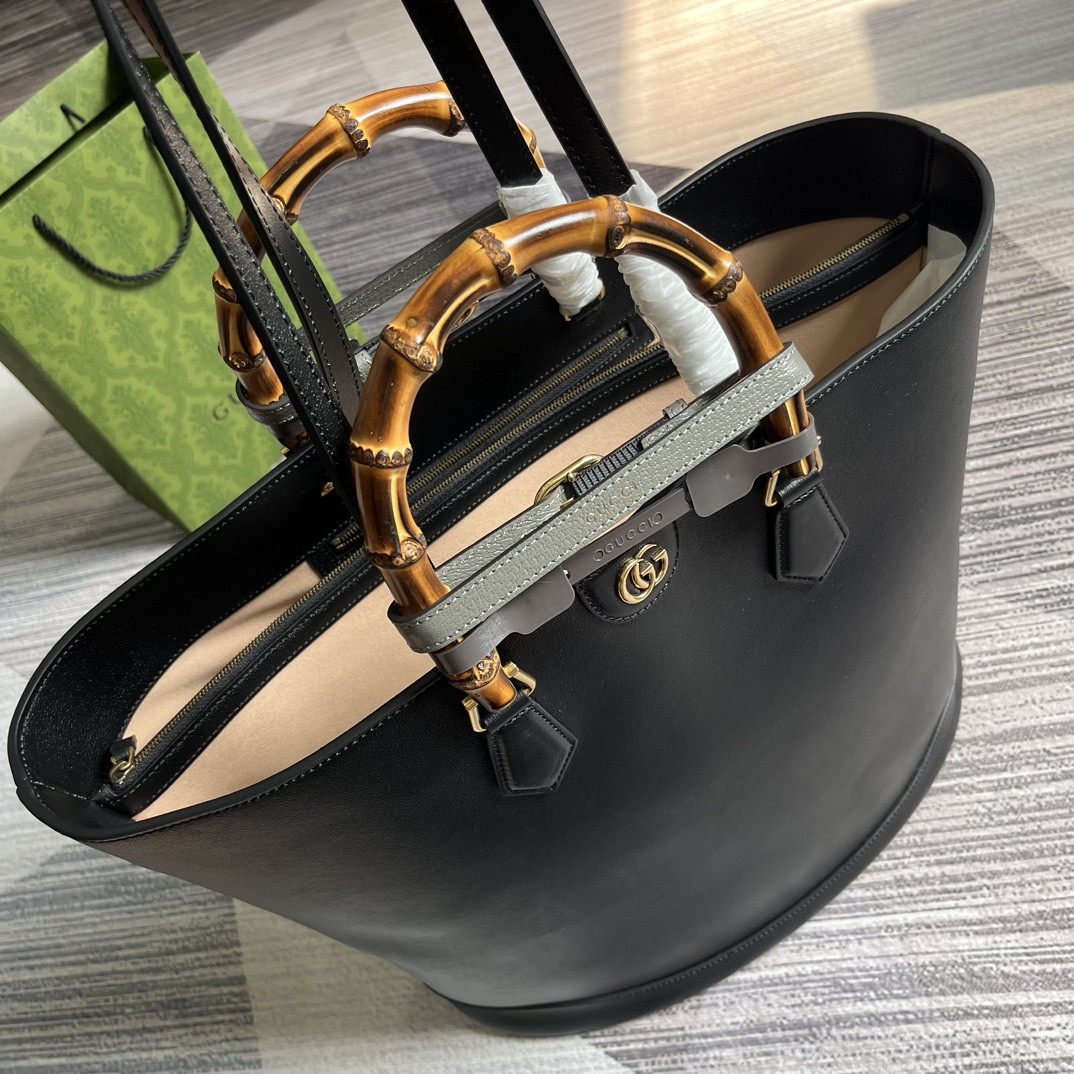 GUCCI DIANA LARGE TOTE BAG Black (40 x 34 x 21CM) - Image 8