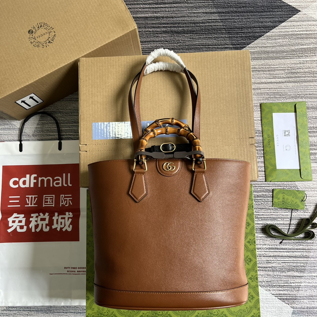 GUCCI DIANA MEDIUM TOTE BAG Cuir 750394 (31*27*15cm) - Image 2
