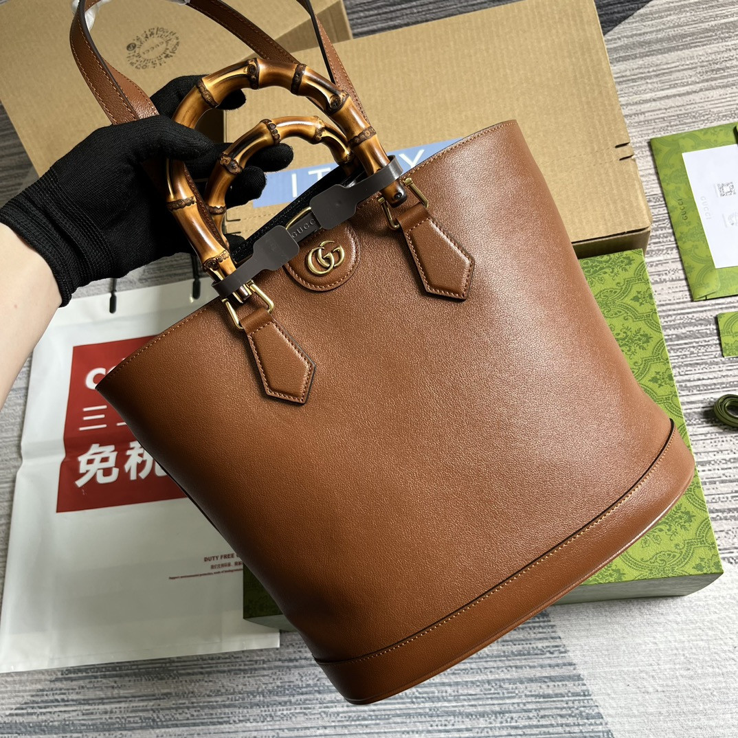 GUCCI DIANA MEDIUM TOTE BAG Cuir 750394 (31*27*15cm) - Image 5