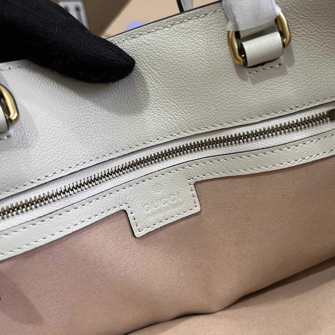 GUCCI DIANA MEDIUM TOTE BAG White 750394 (31*27*15cm) - Image 10