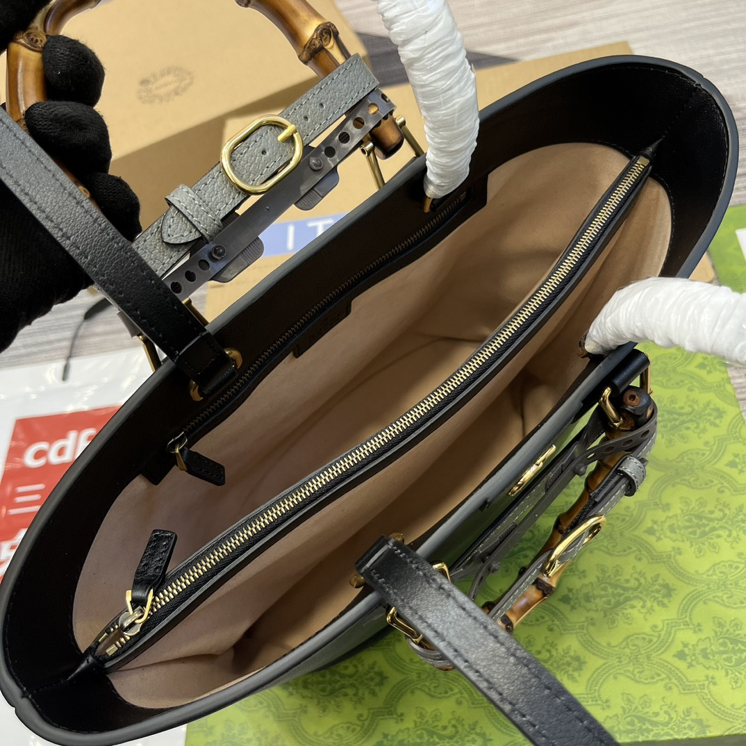 GUCCI DIANA MEDIUM TOTE BAG Black 31W x 27H x 15D CM - Image 9