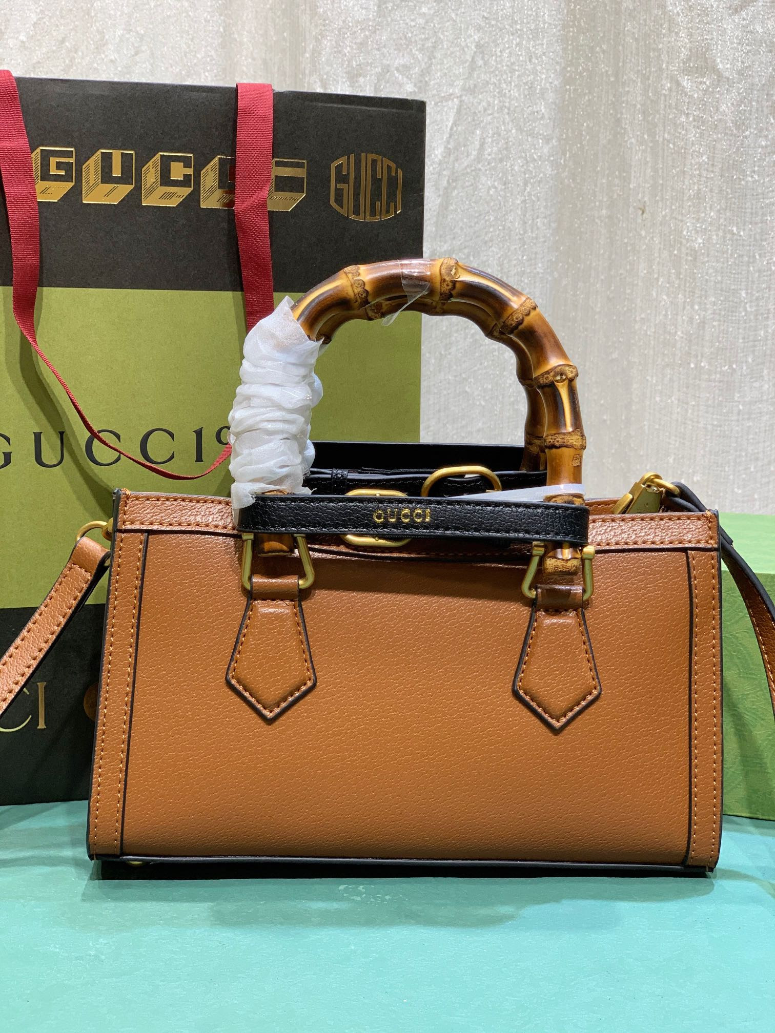 GUCCI DIANA SMALL SHOULDER BAG Brown 735153 (27*15.5*11cm) - Image 3