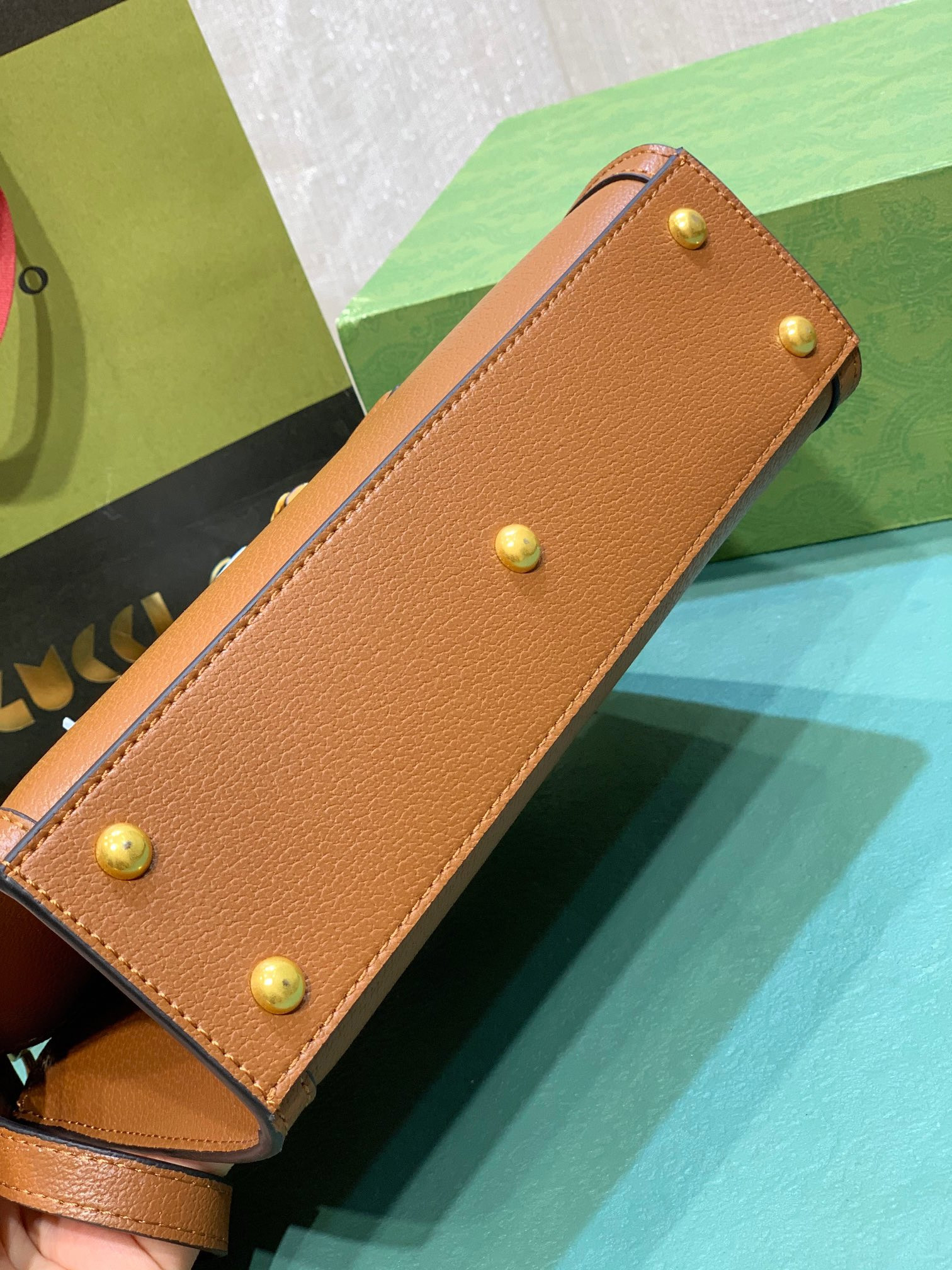 GUCCI DIANA SMALL SHOULDER BAG Brown 735153 (27*15.5*11cm) - Image 6