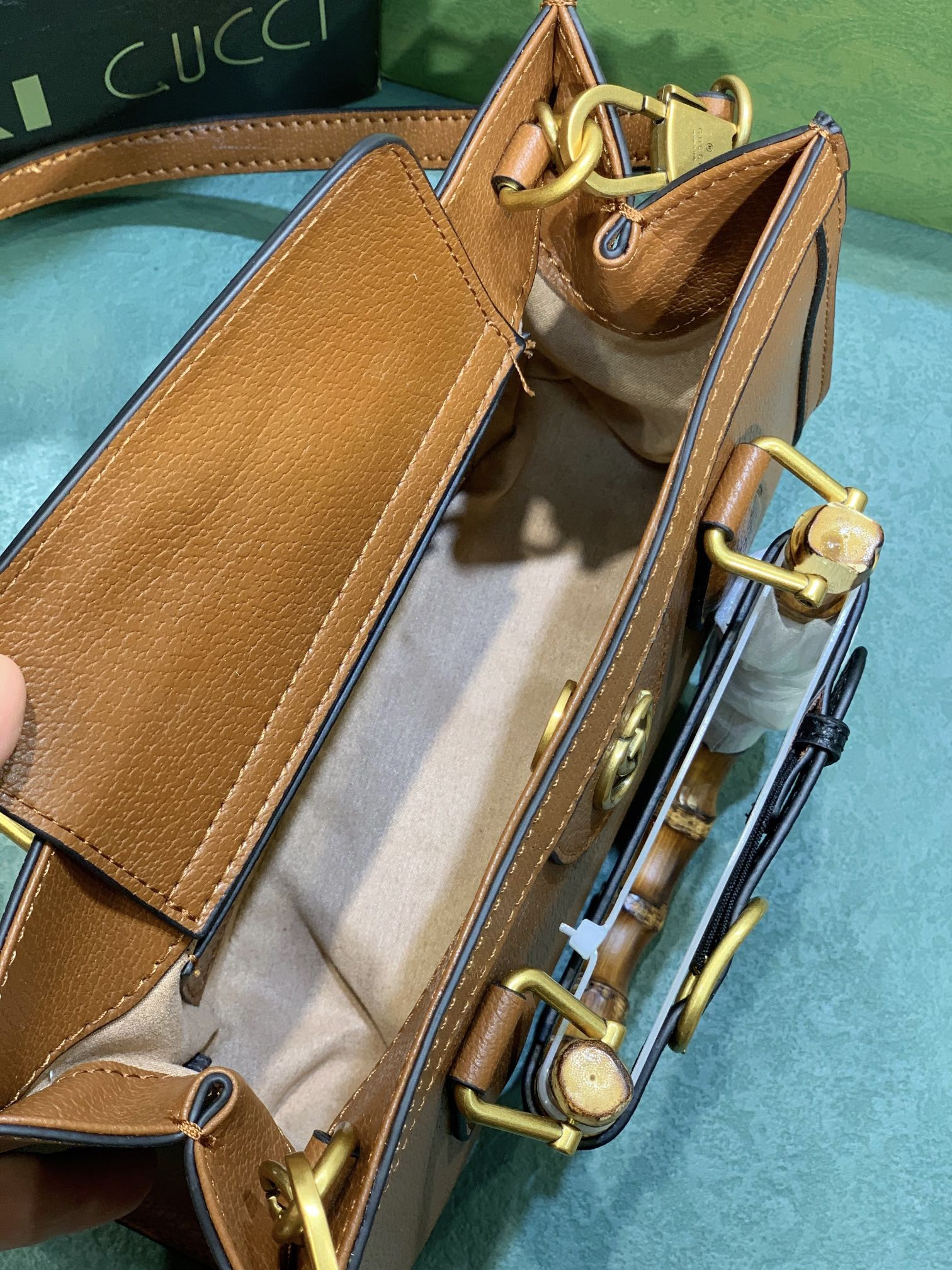 GUCCI DIANA SMALL SHOULDER BAG Brown 735153 (27*15.5*11cm) - Image 8