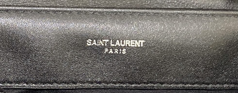 YSL LOULOU SMALL IN QUILTED LEATHER BLACK 9 X 6.1 X 3.3 INCHES - Image 13